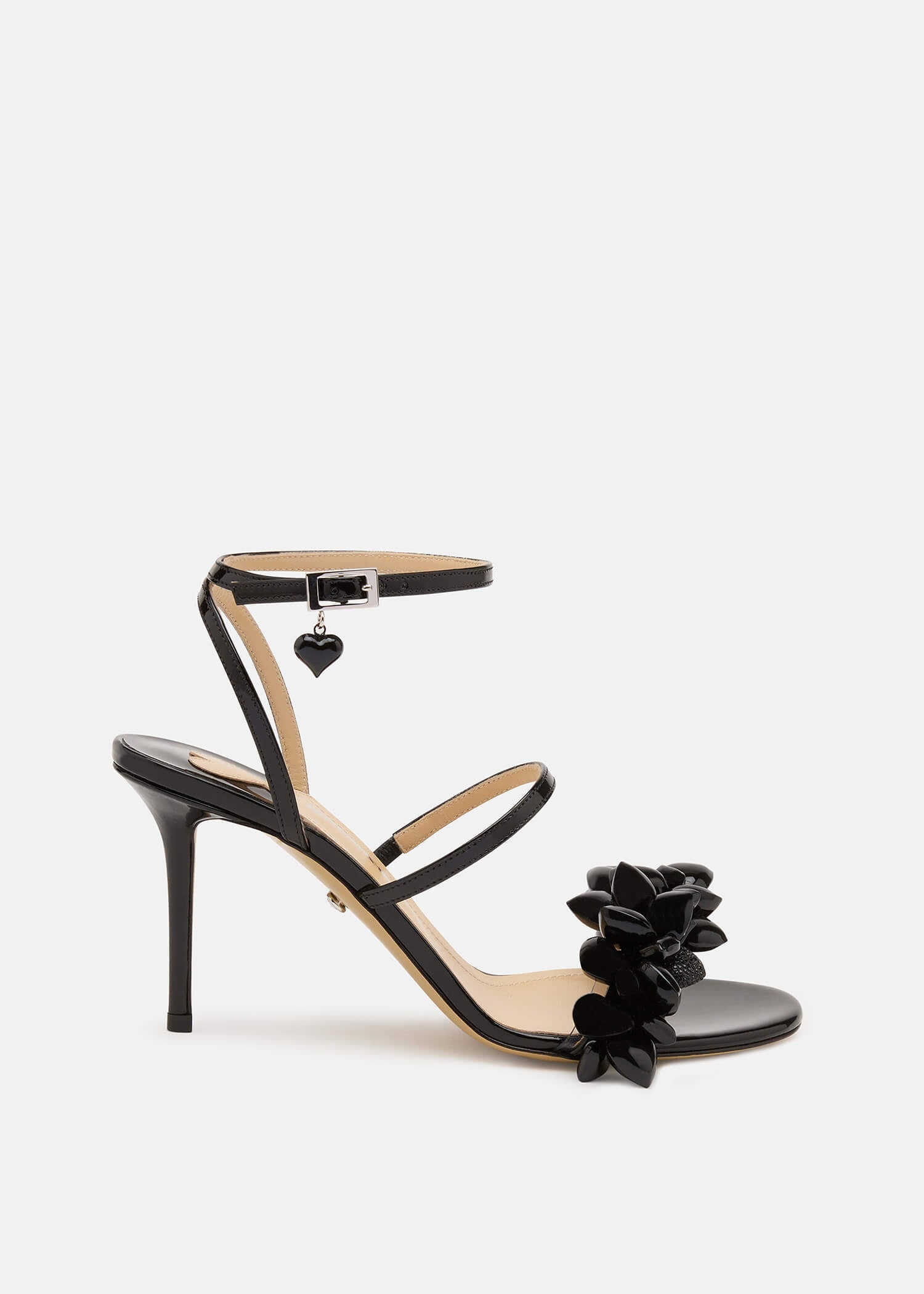 Puffy Heart Patent Sandals