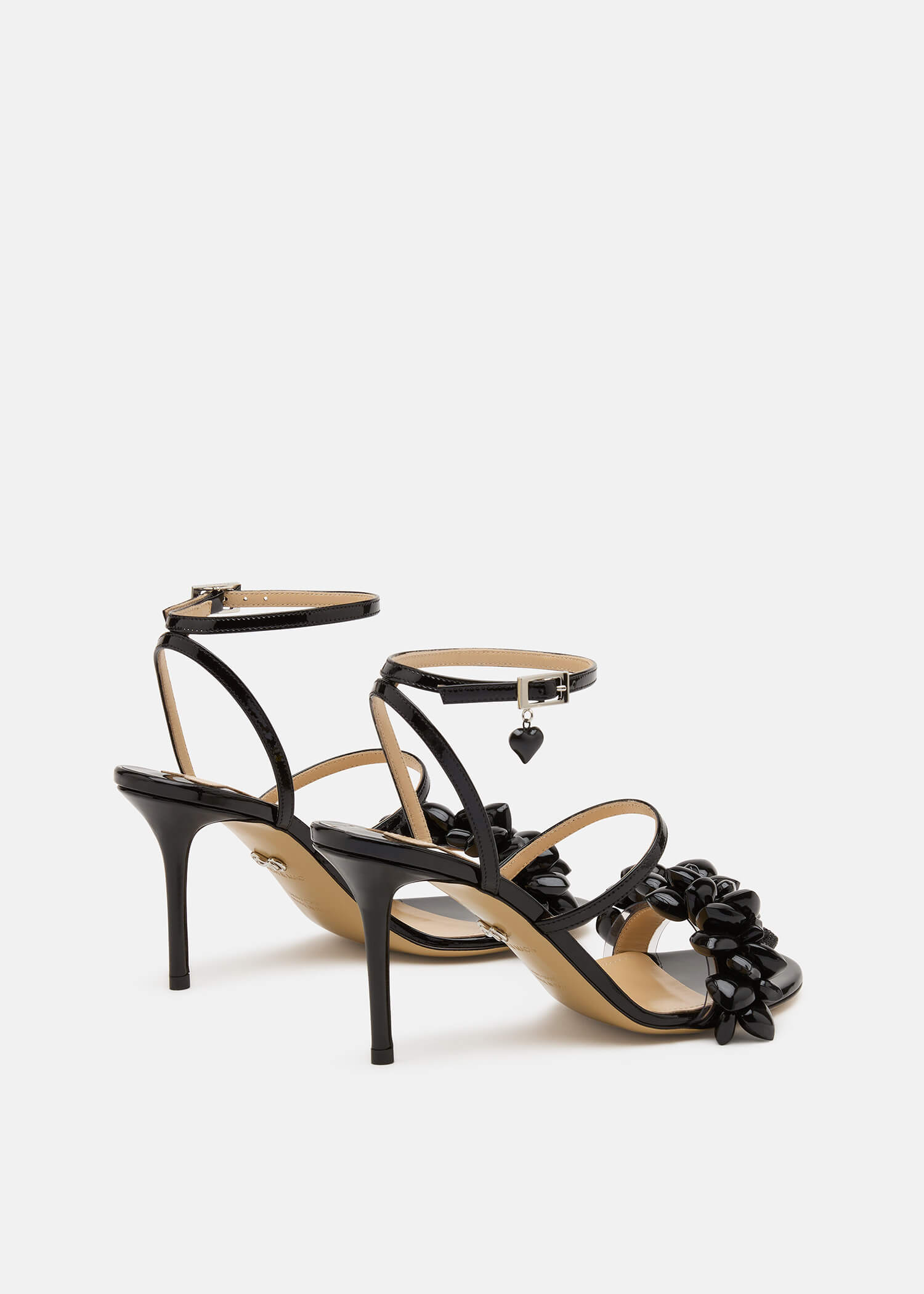 Puffy Heart Patent Sandals