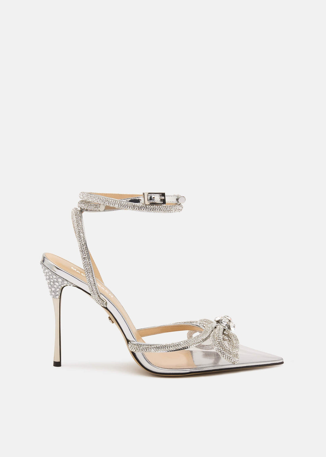 Double Bow Women's PVC Pumps with Tapared Toe – MACH MACH