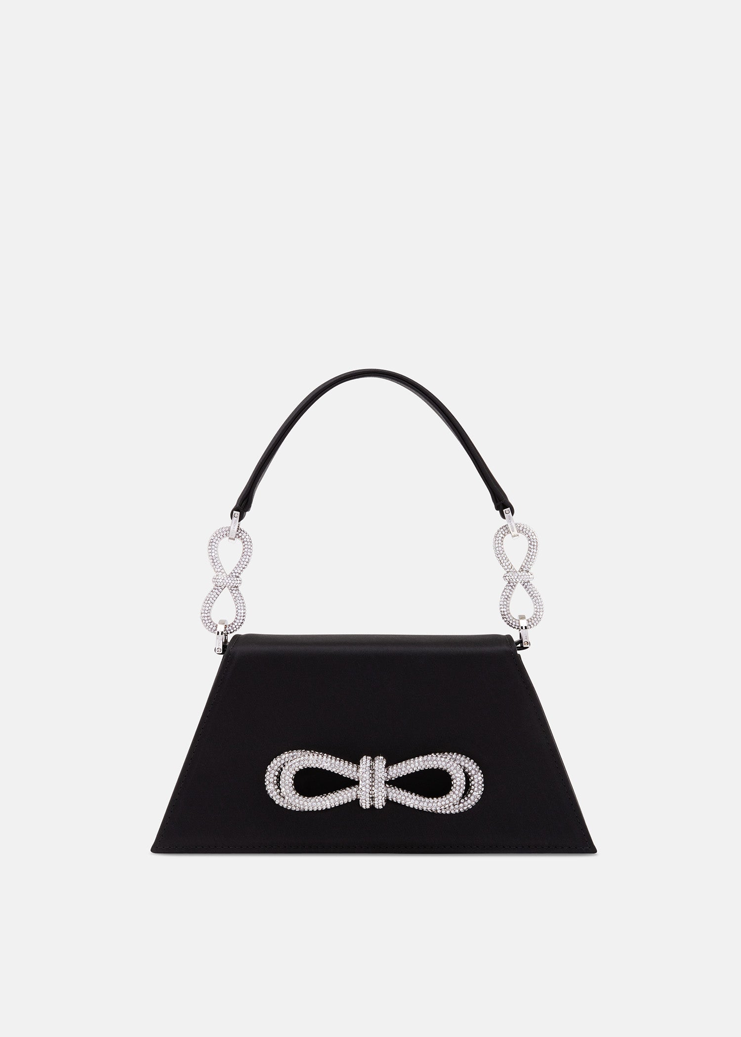 DOUBLE BOW SAMANTHA HANDBAG MEDIUM BLACK