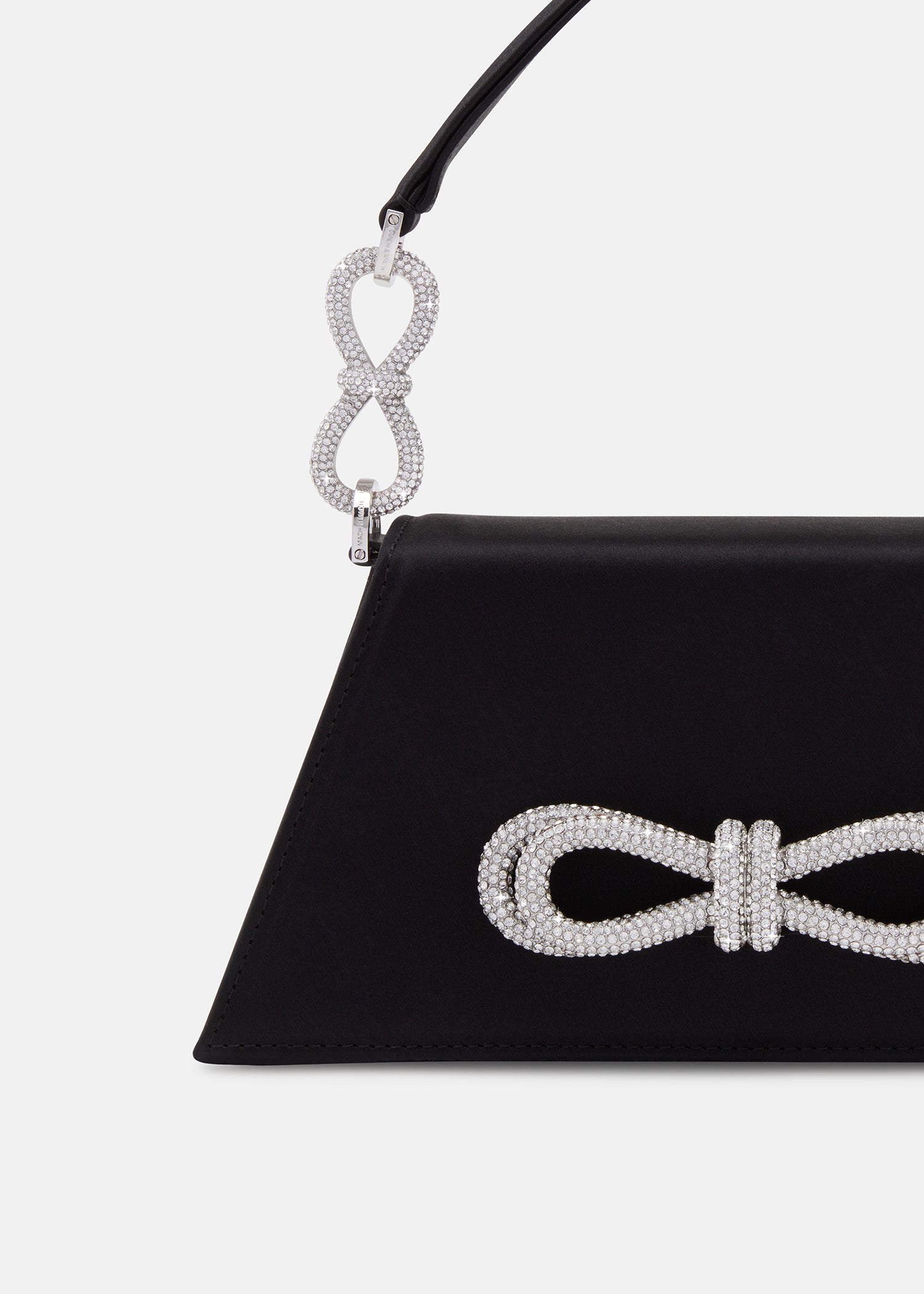 DOUBLE BOW SAMANTHA HANDBAG MEDIUM BLACK