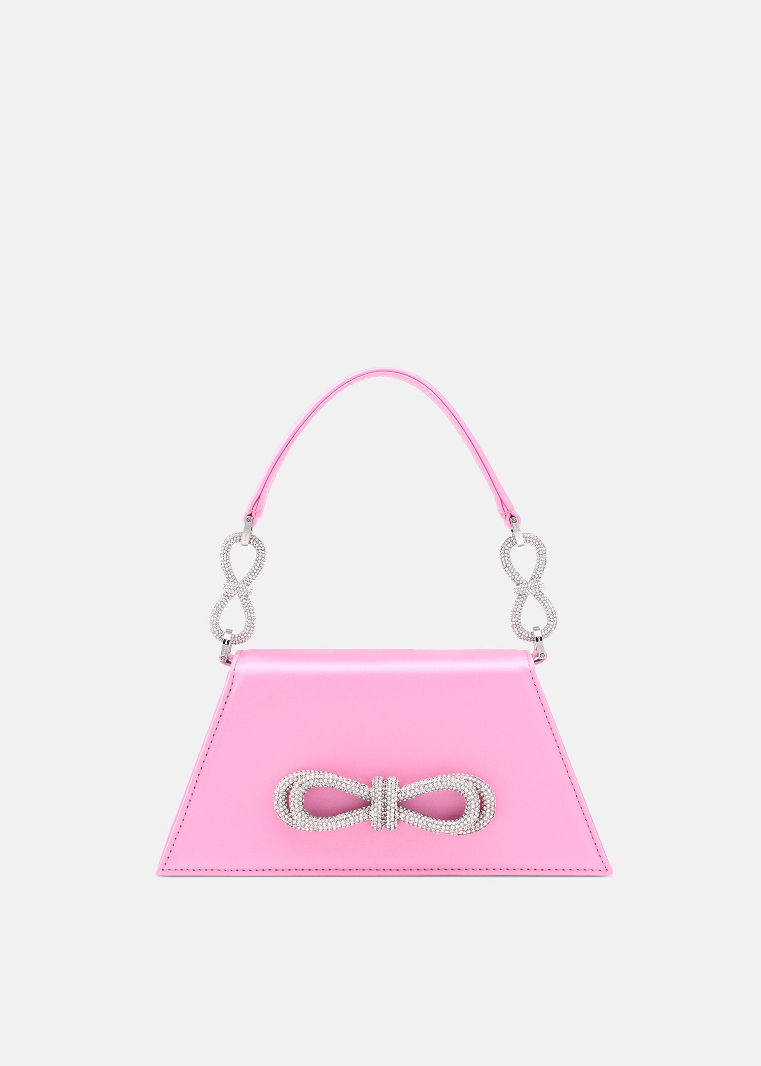 DOUBLE BOW SAMANTHA HANDBAG MEDIUM PINK