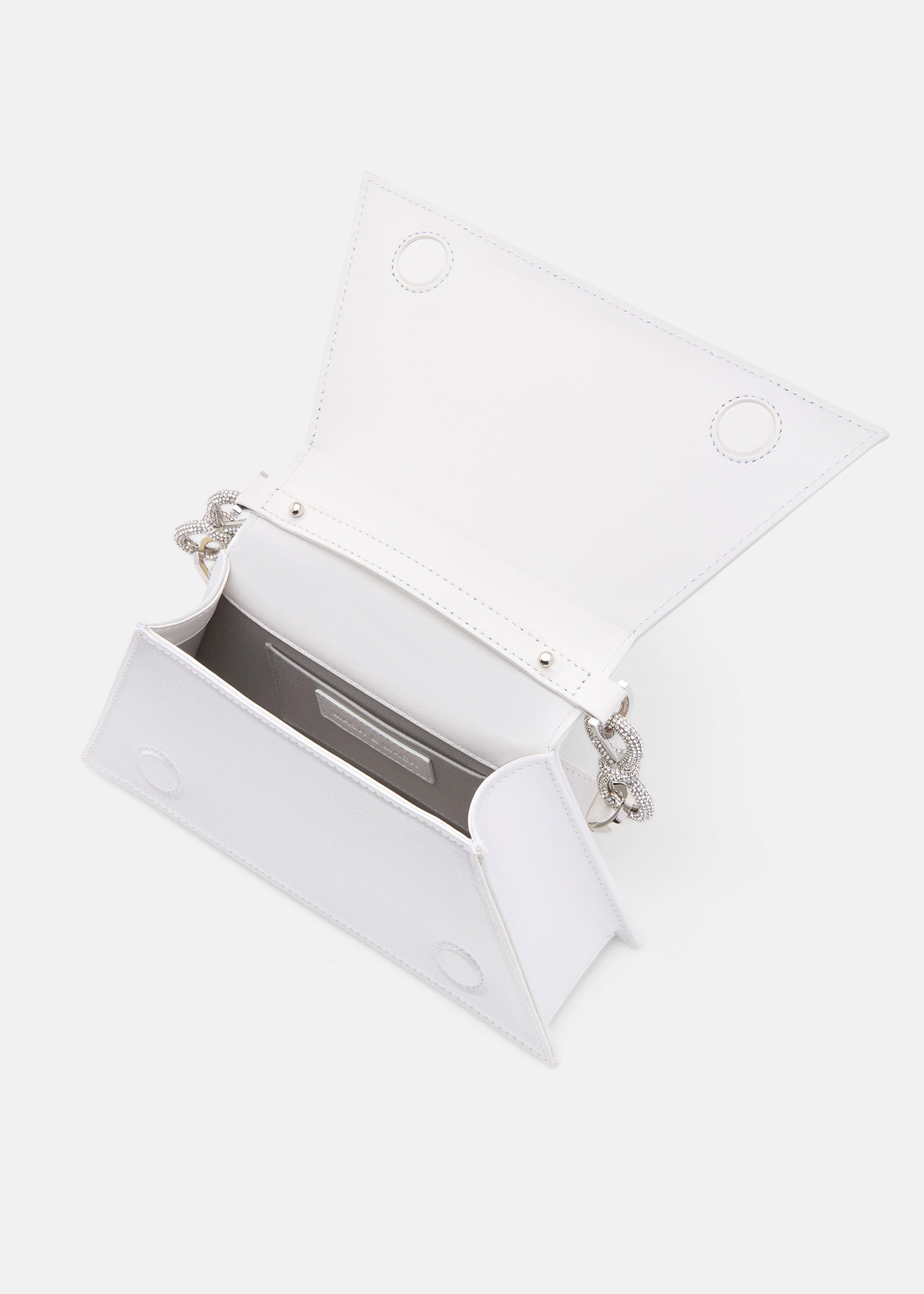 DOUBLE BOW SAMANTHA HANDBAG MEDIUM WHITE