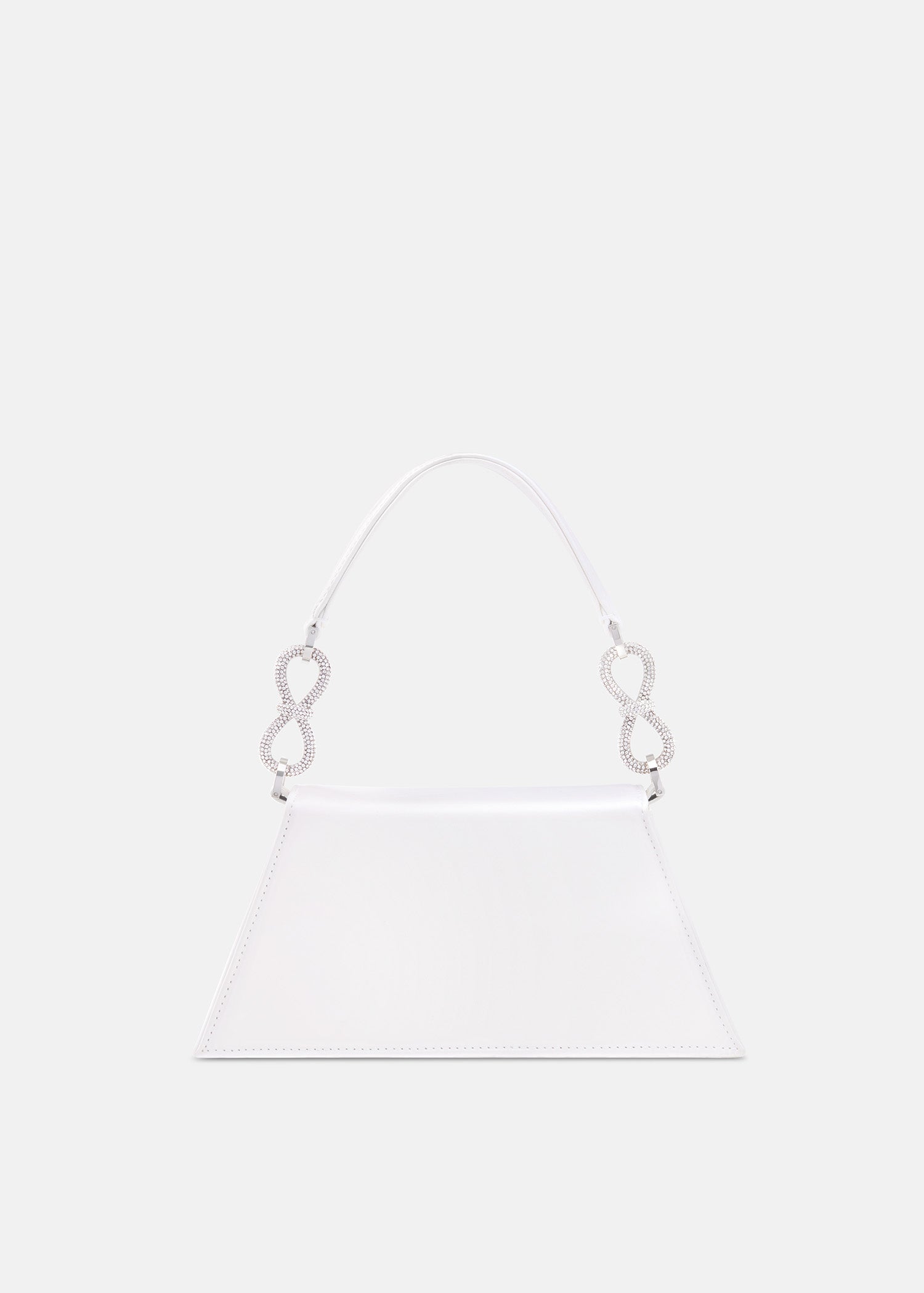DOUBLE BOW SAMANTHA HANDBAG MEDIUM WHITE
