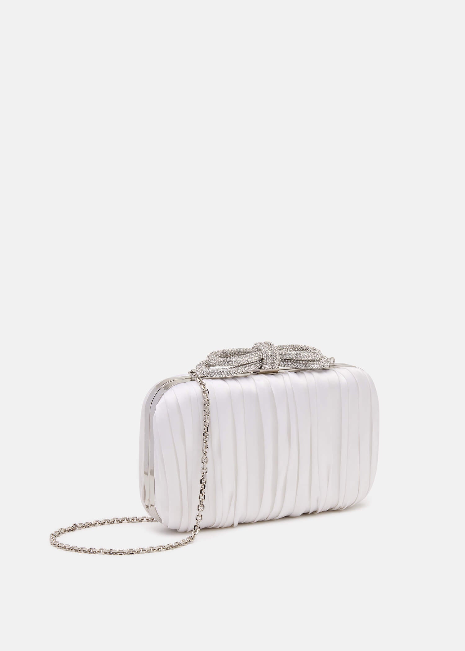Clutch Designer Macy's Silver Evening Bags Bag Designer White