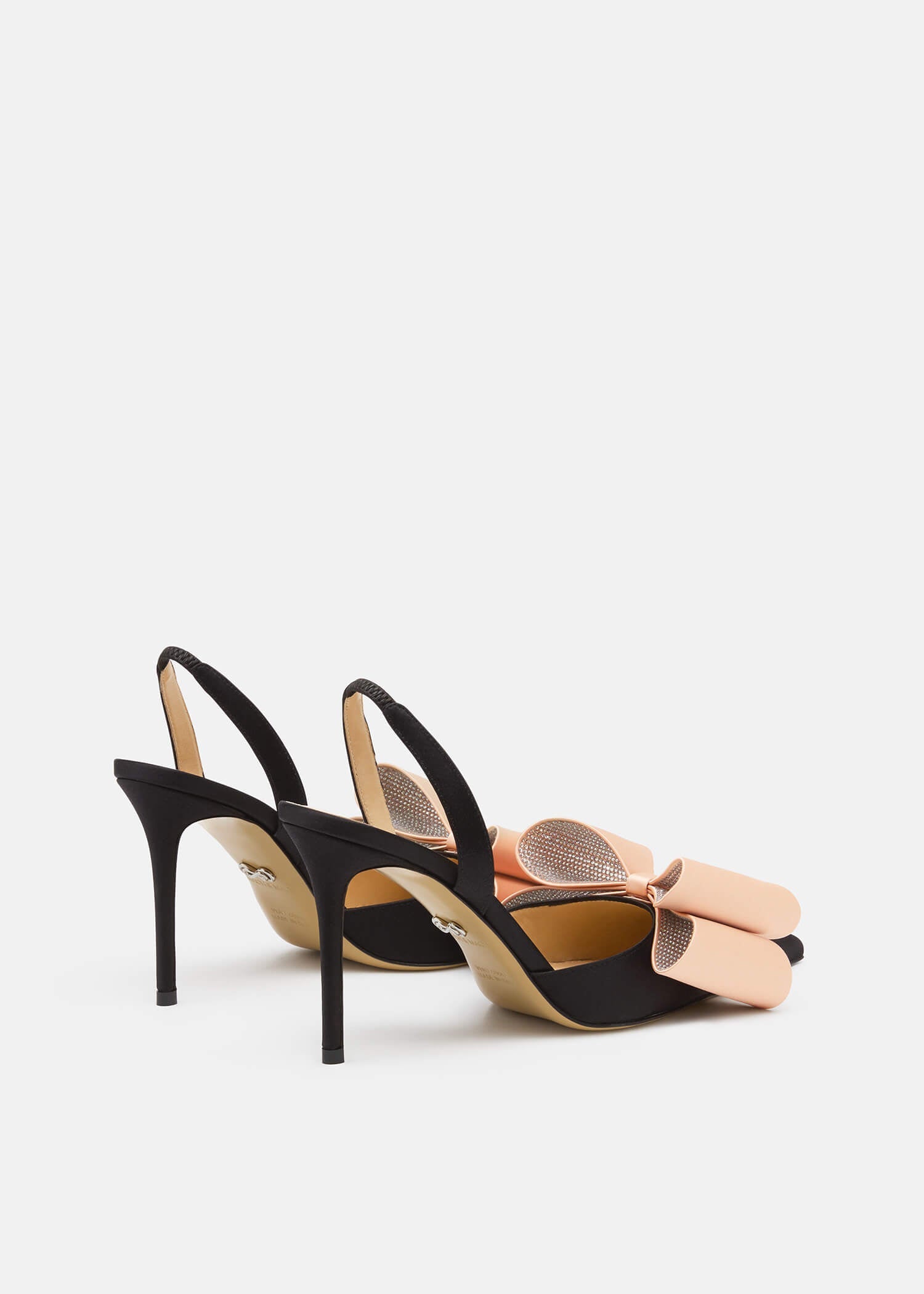 Le Cadeau Satin Slingbacks