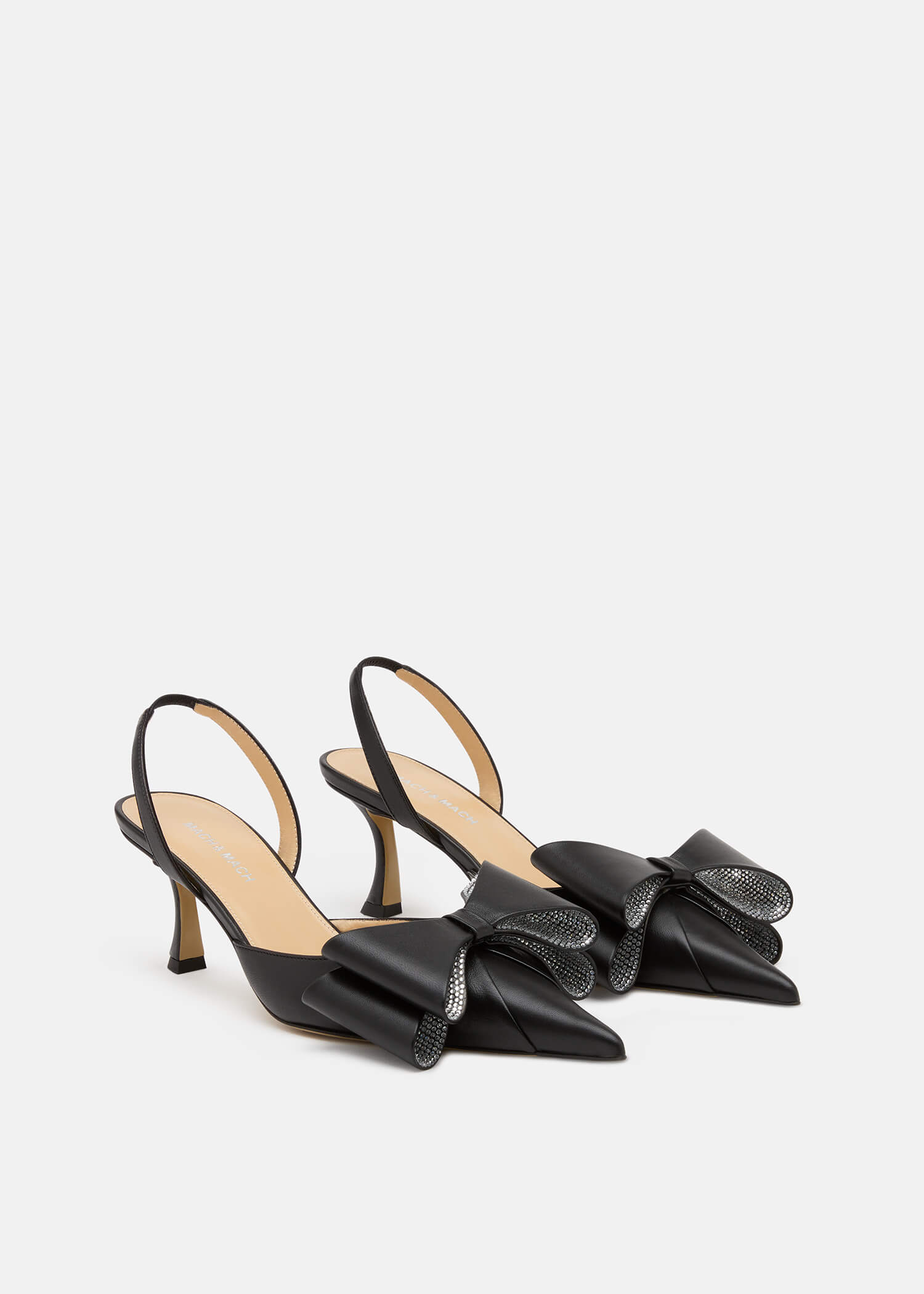 Le Cadeau Leather Slingbacks