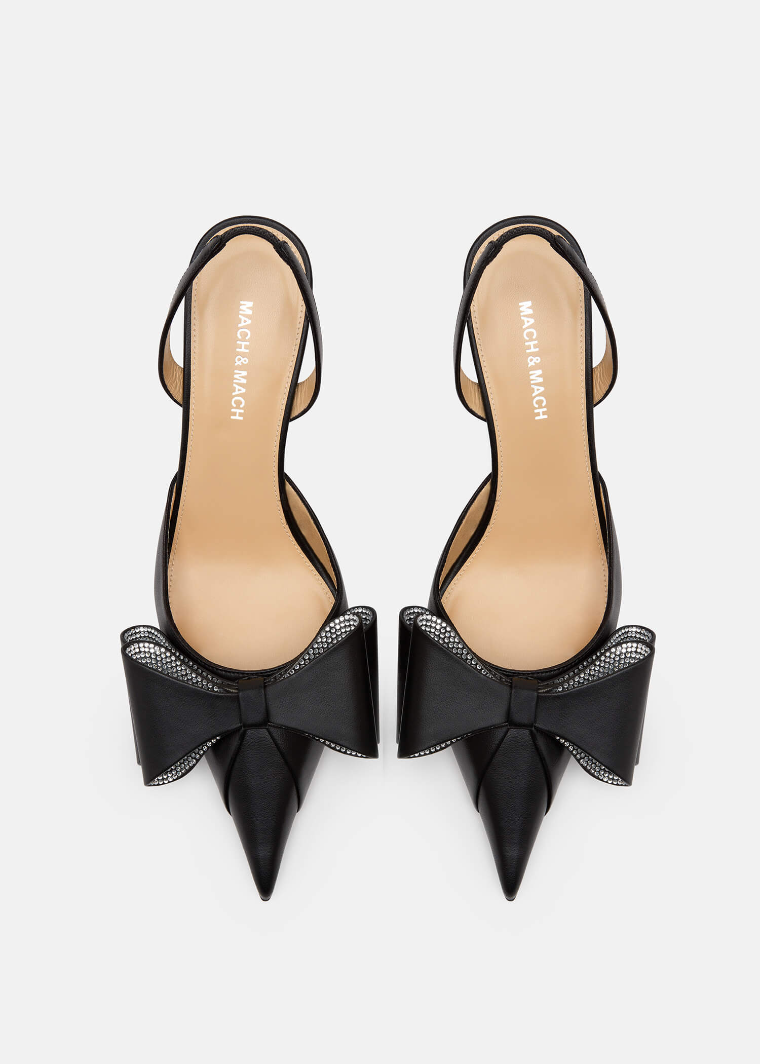 Le Cadeau Leather Slingbacks