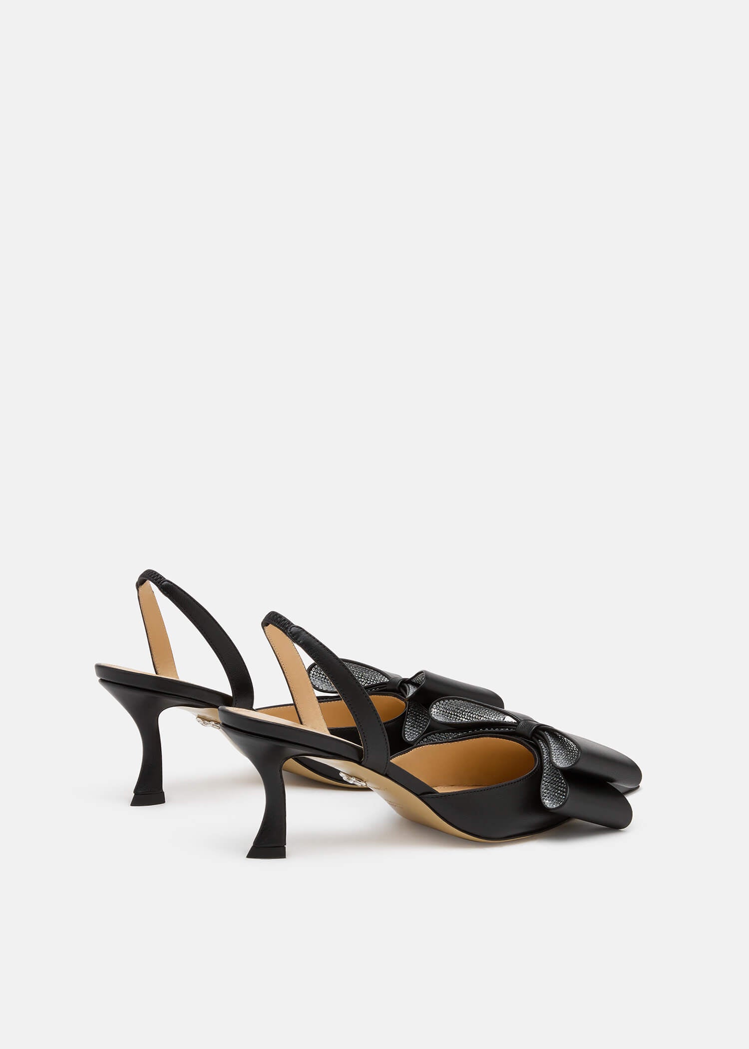 Le Cadeau Leather Slingbacks