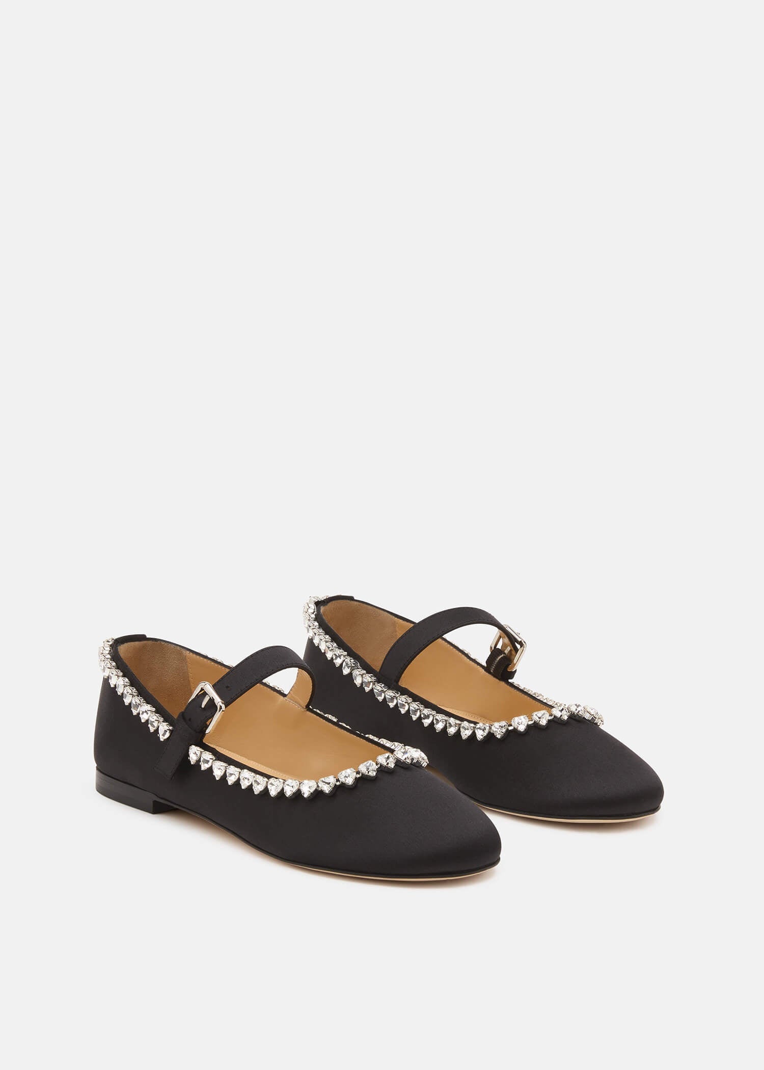 Audrey Satin Flats