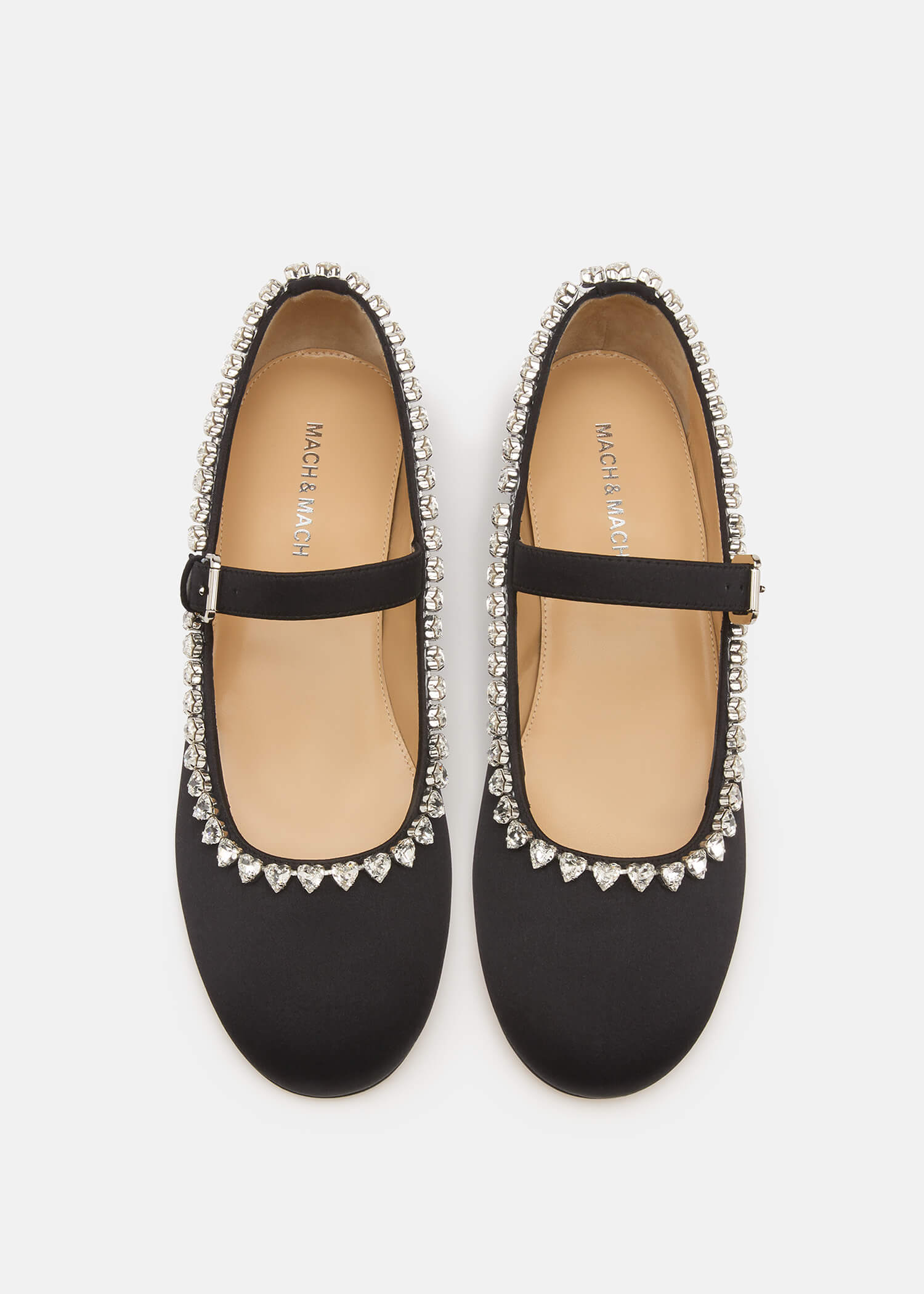 Audrey Satin Flats