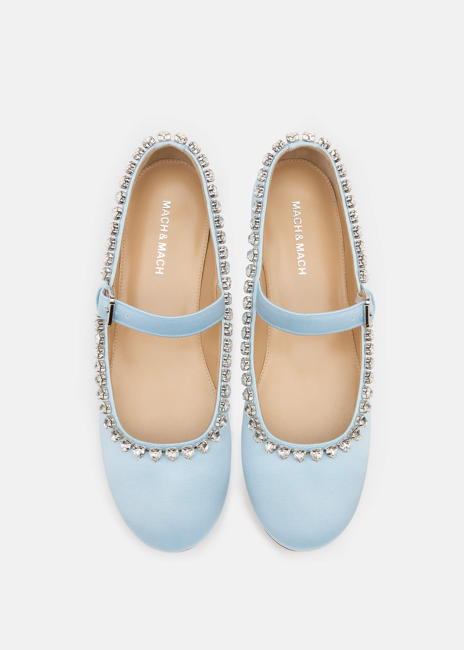 Audrey Satin Flats