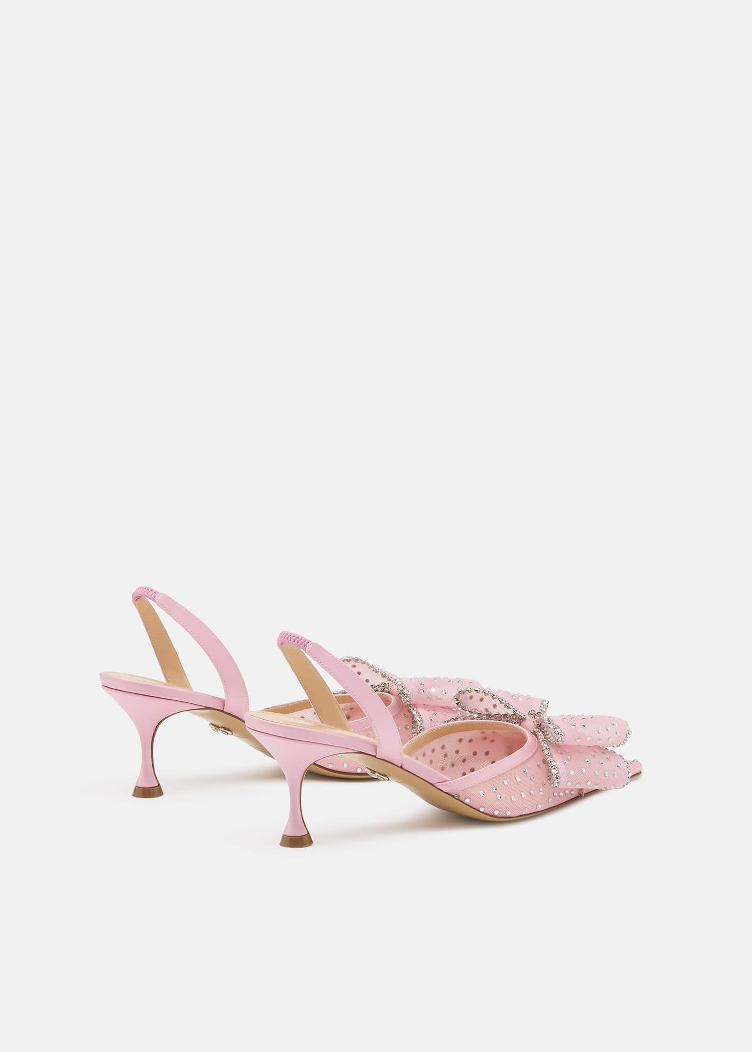 Le Cadeau Mesh Slingbacks