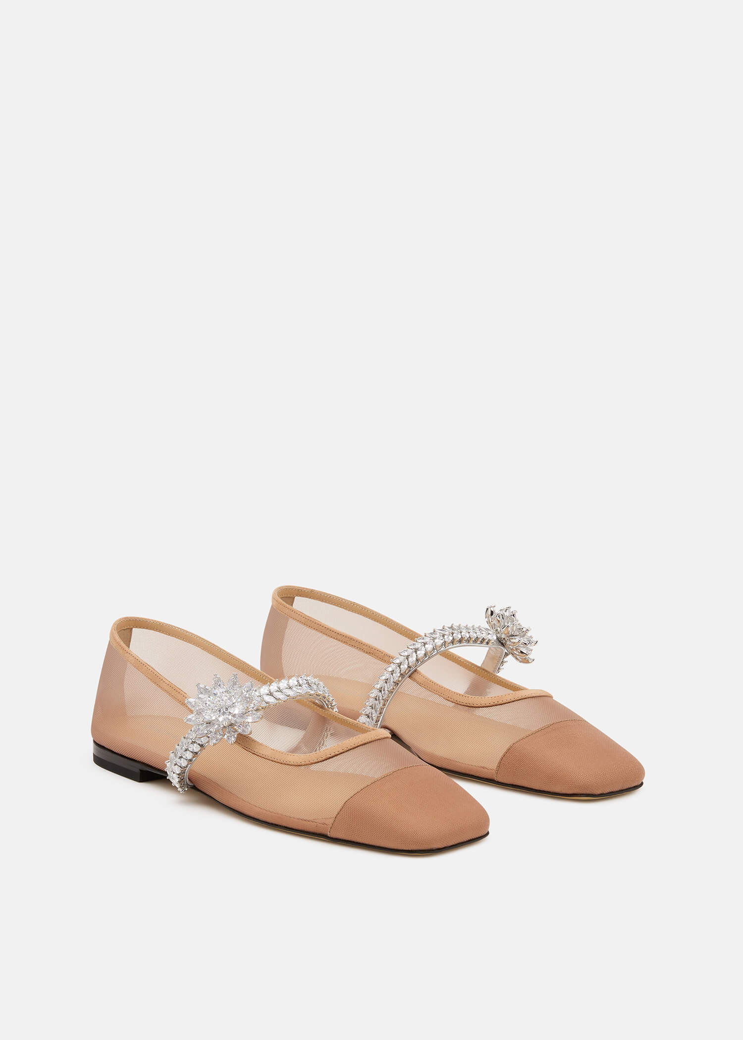 Lotus Flower Mesh Flats