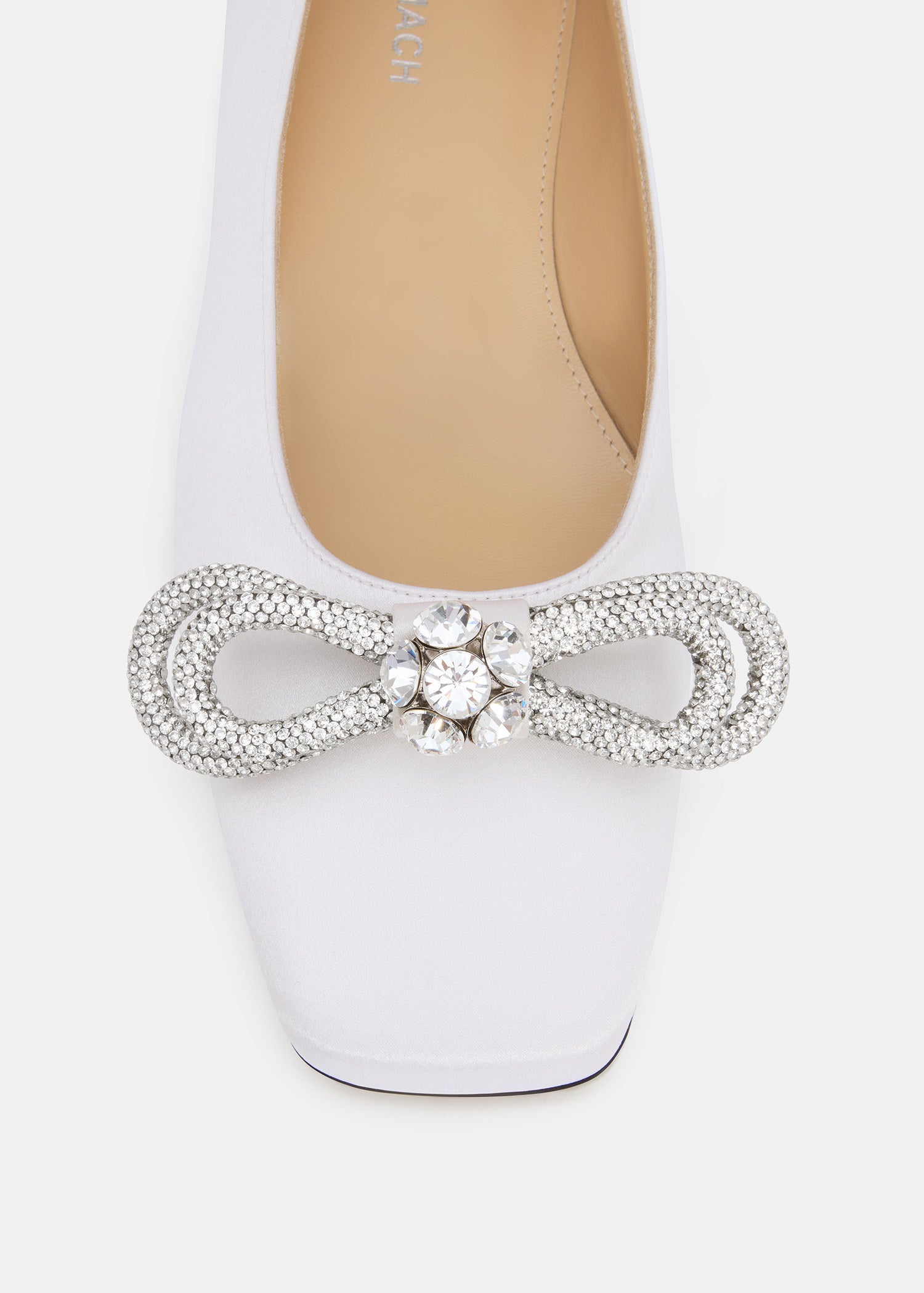 Double Bow Satin Flats