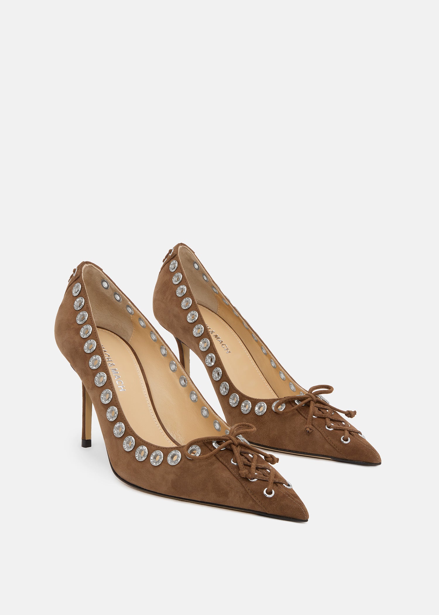 Crystalized Corset Pointed Toe Pumps