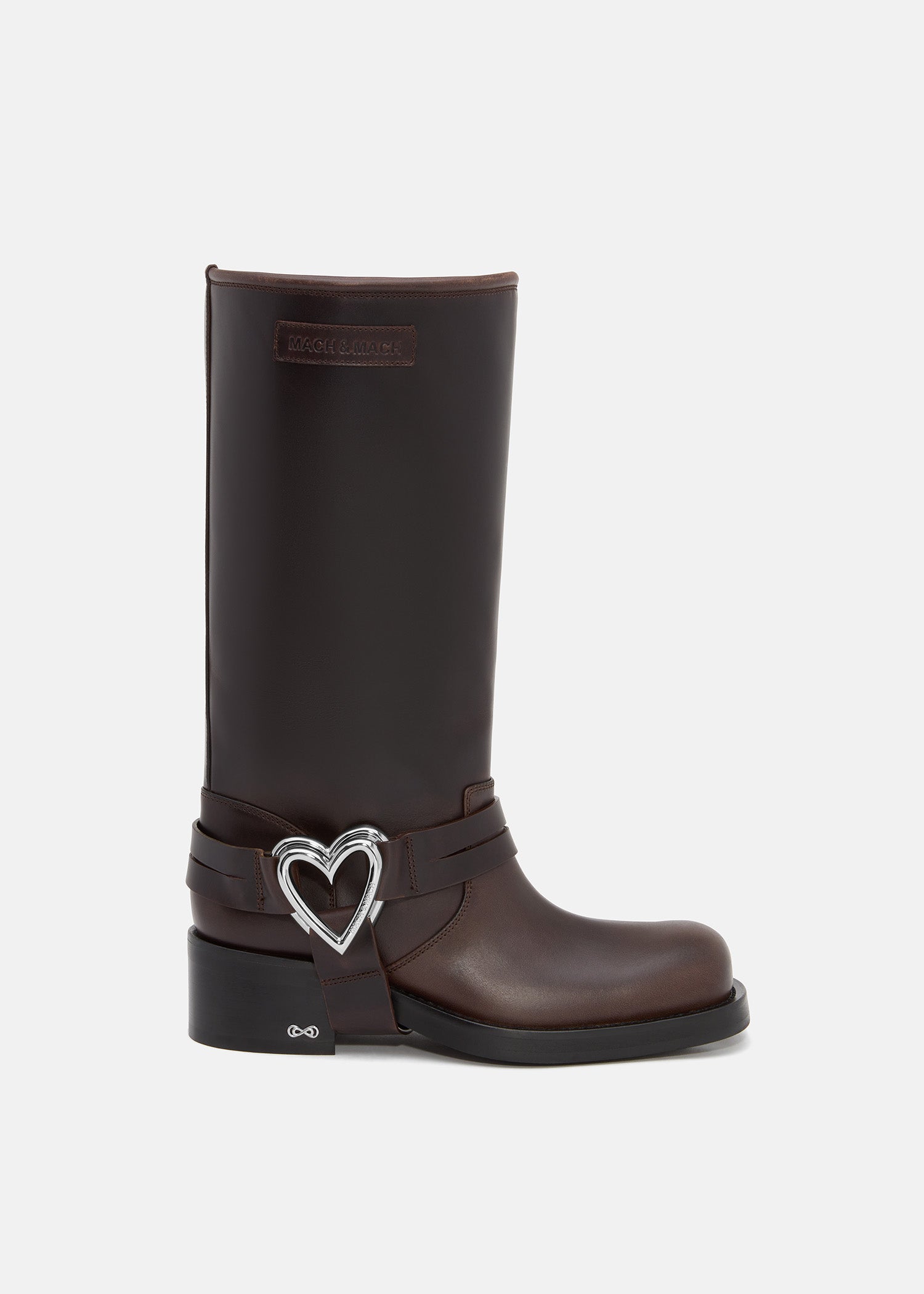 Double Heart Combat Boots
