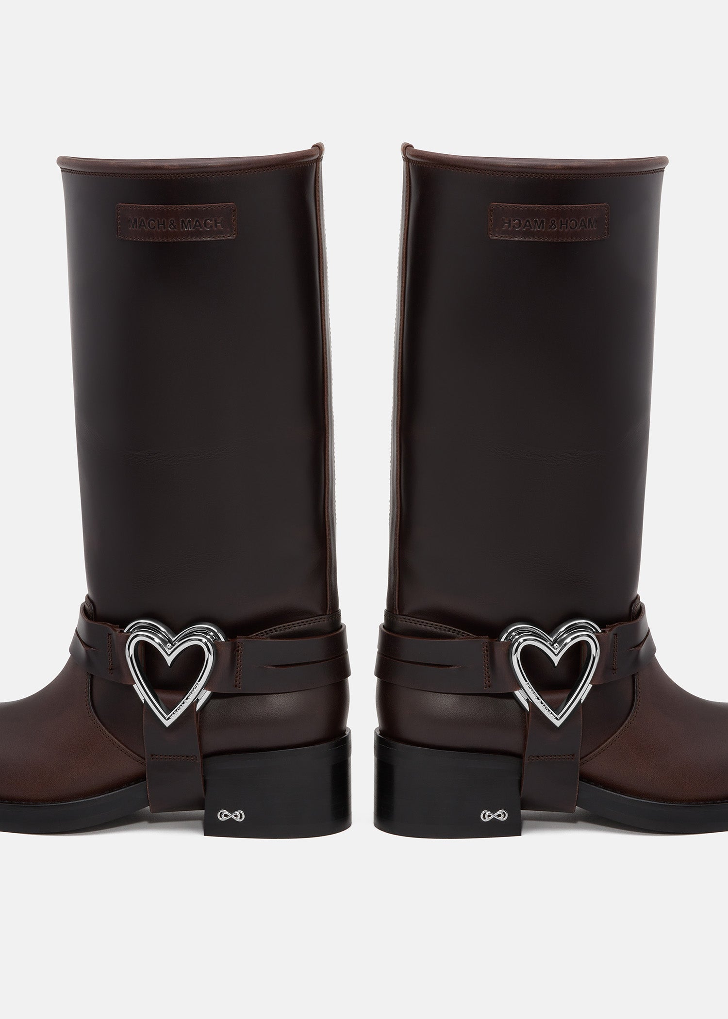Double Heart Combat Boots