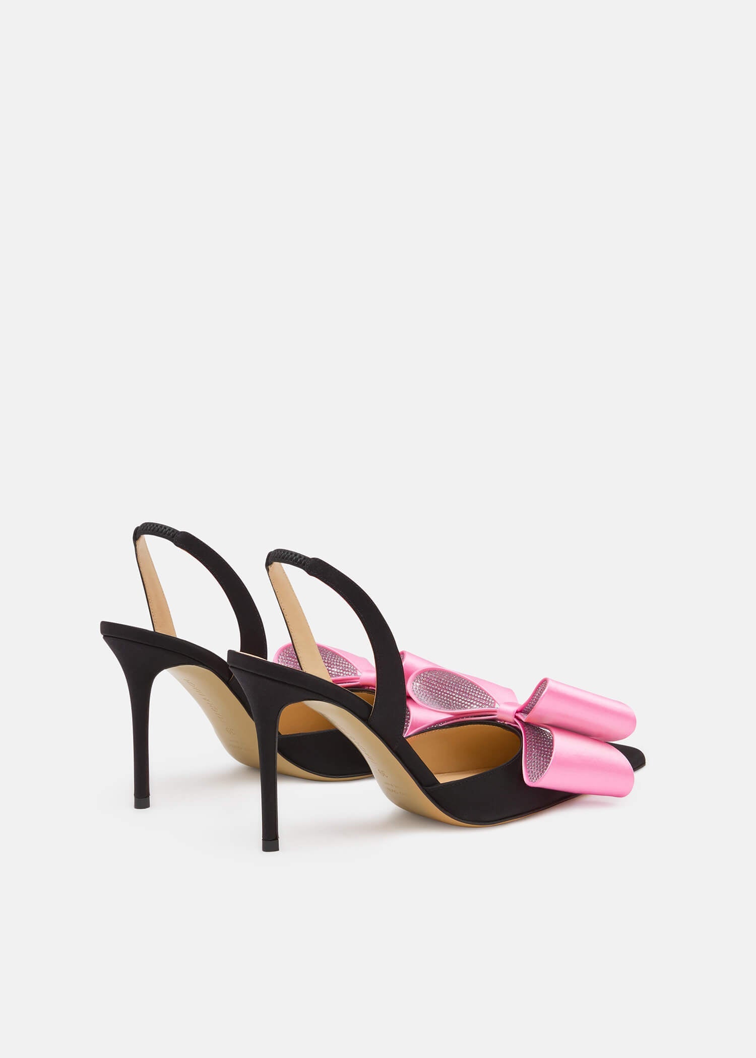 Le Cadeau Satin Slingbacks