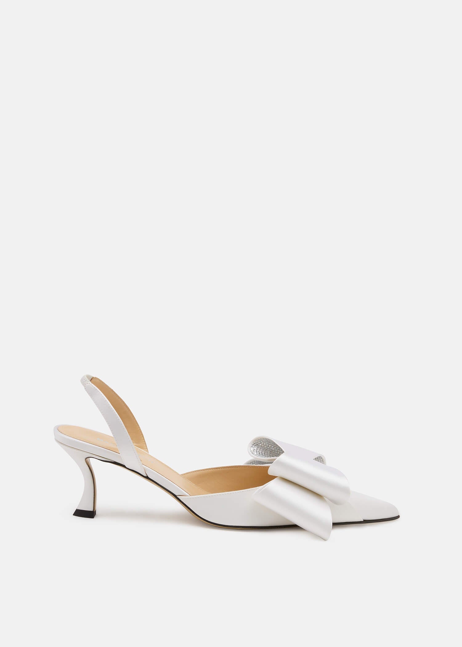 Le Cadeau Satin Slingbacks