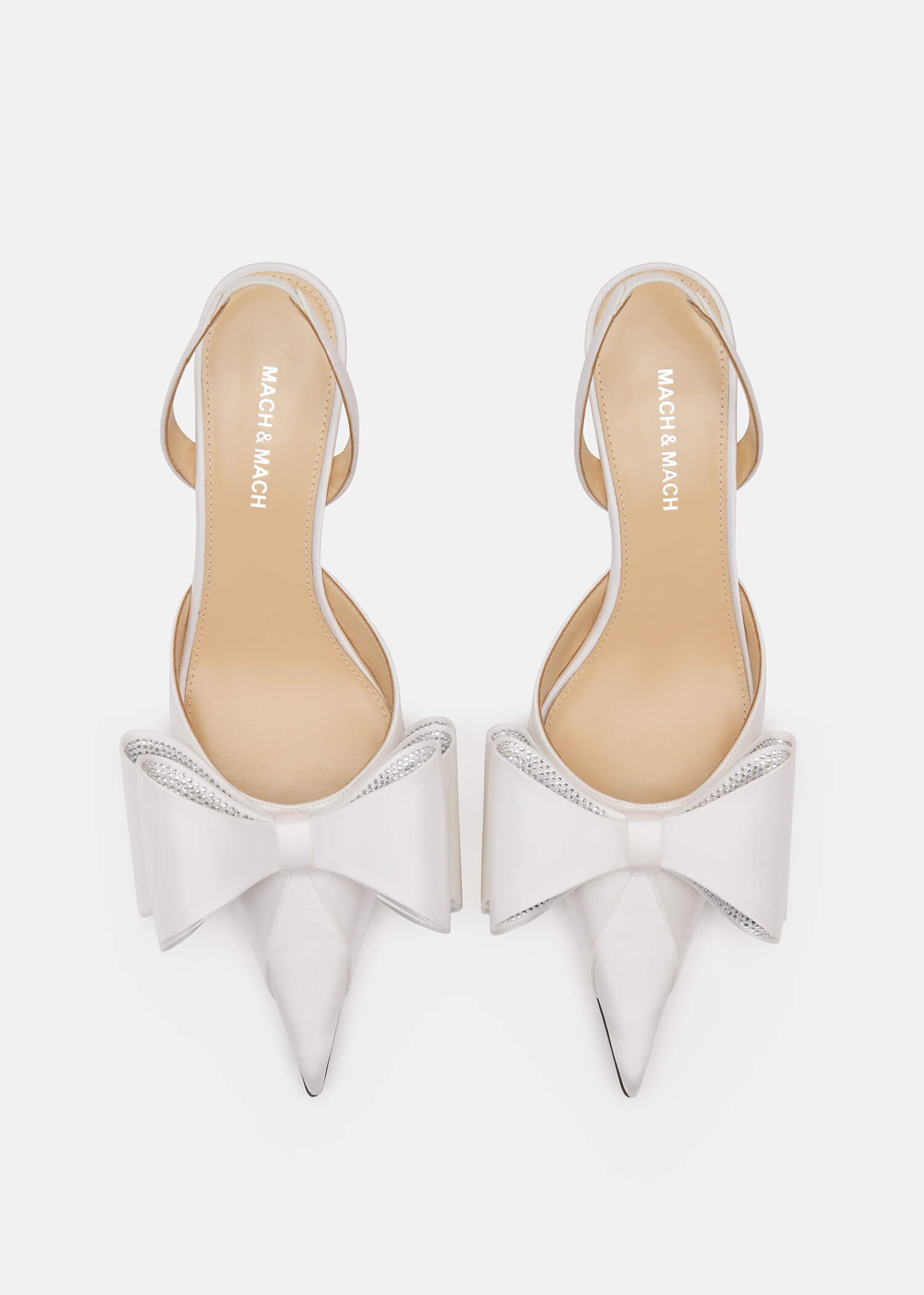 Le Cadeau Satin Slingbacks