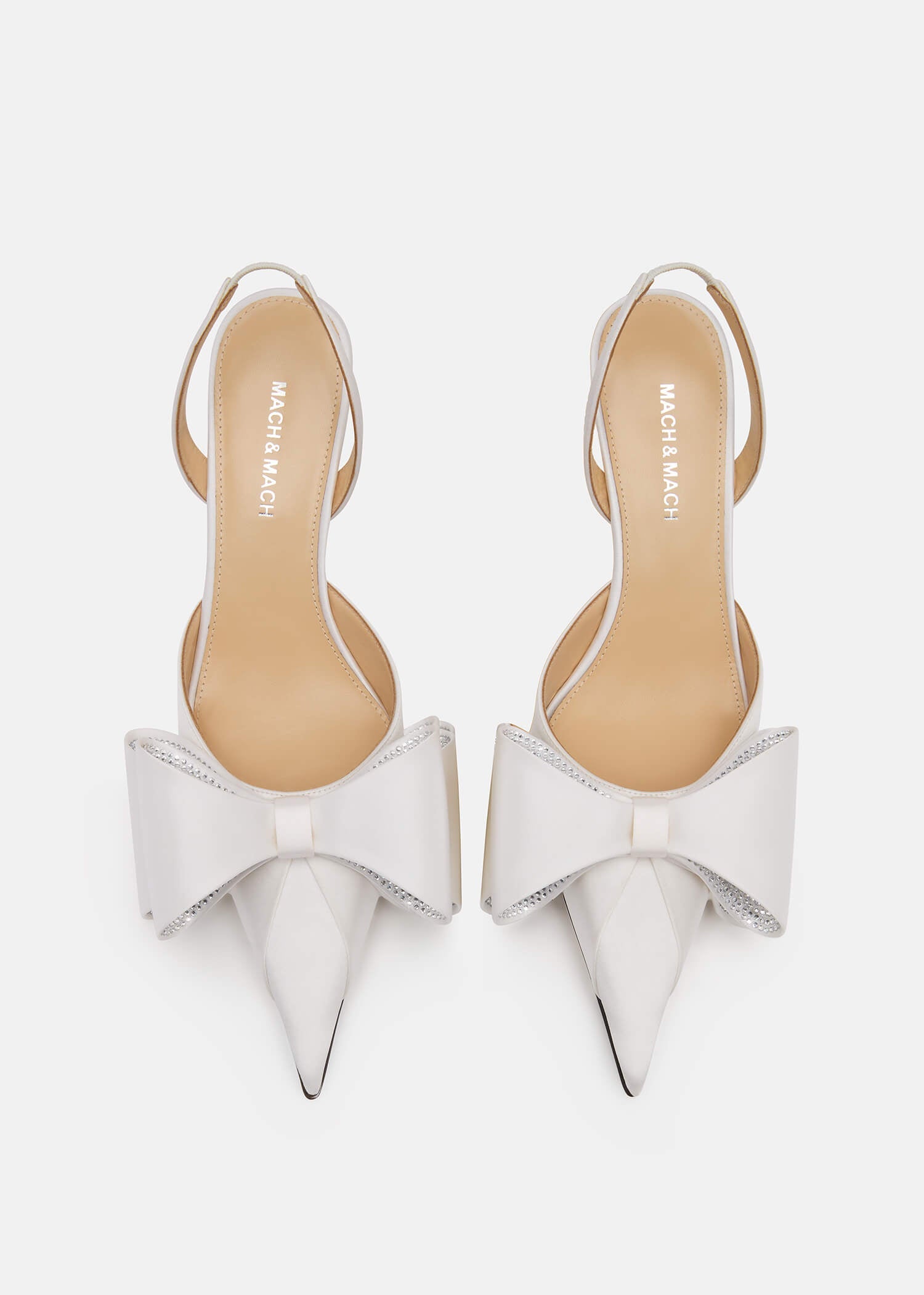 Le Cadeau Satin Slingbacks