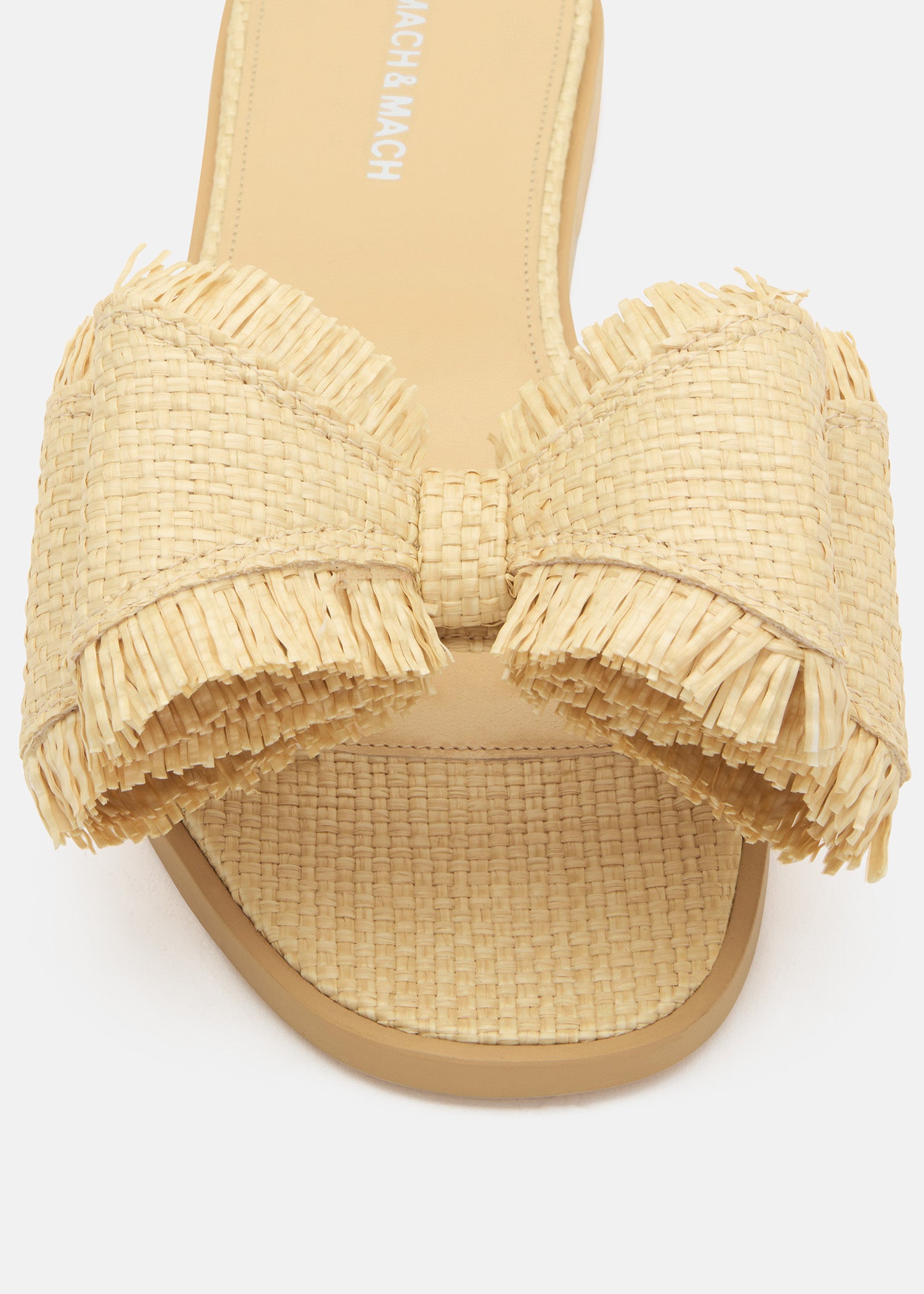 Le Cadeau Rafia Flat Sandals