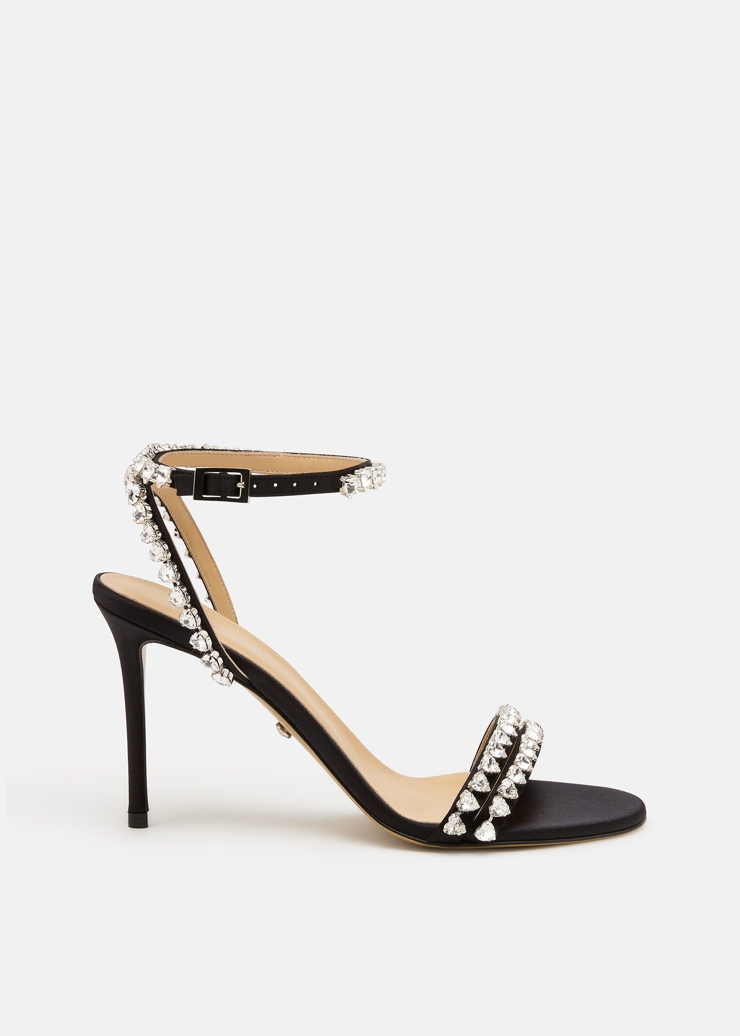 Audrey Round Toe Black Sandals