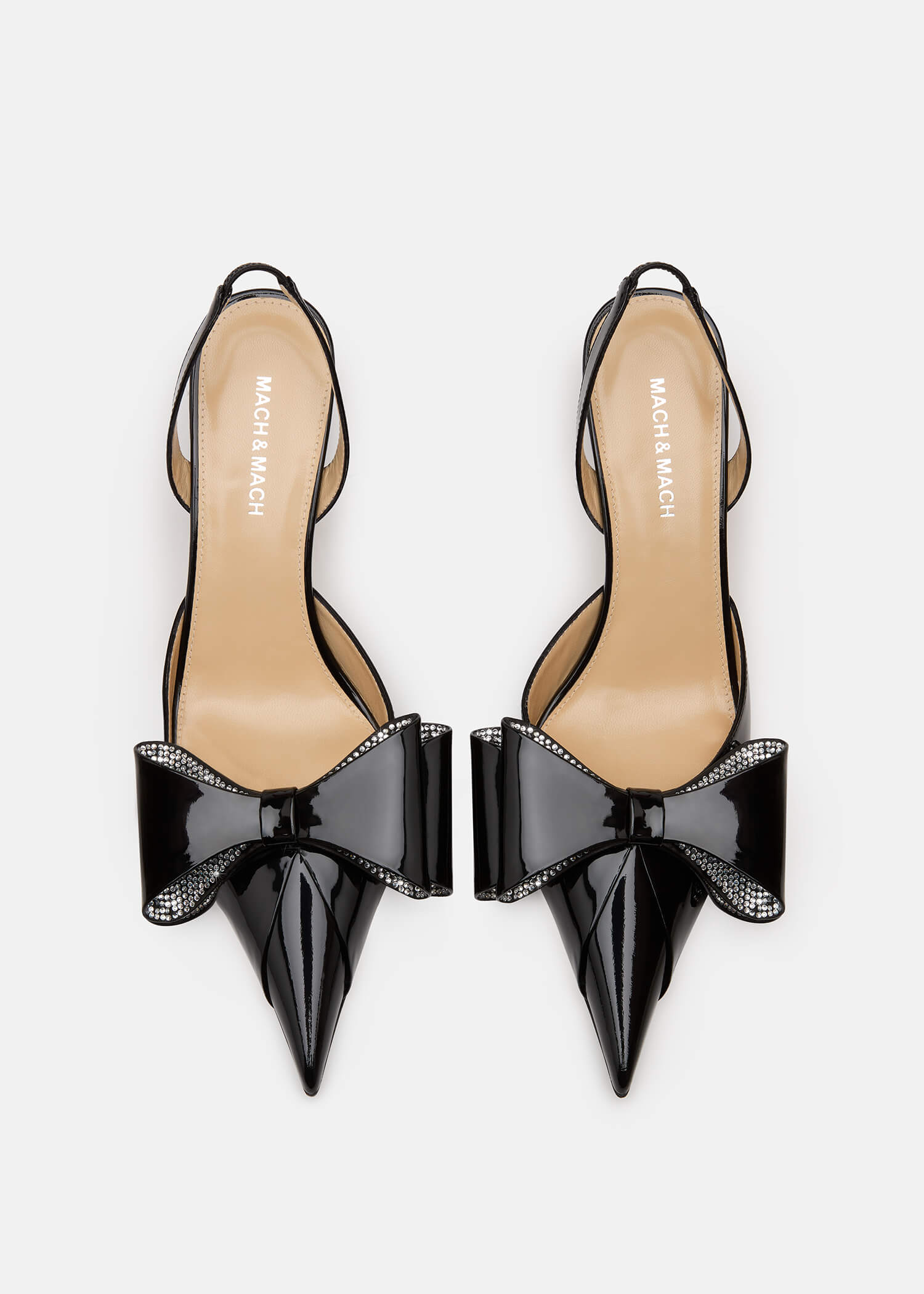 Le Cadeau Patent Slingbacks