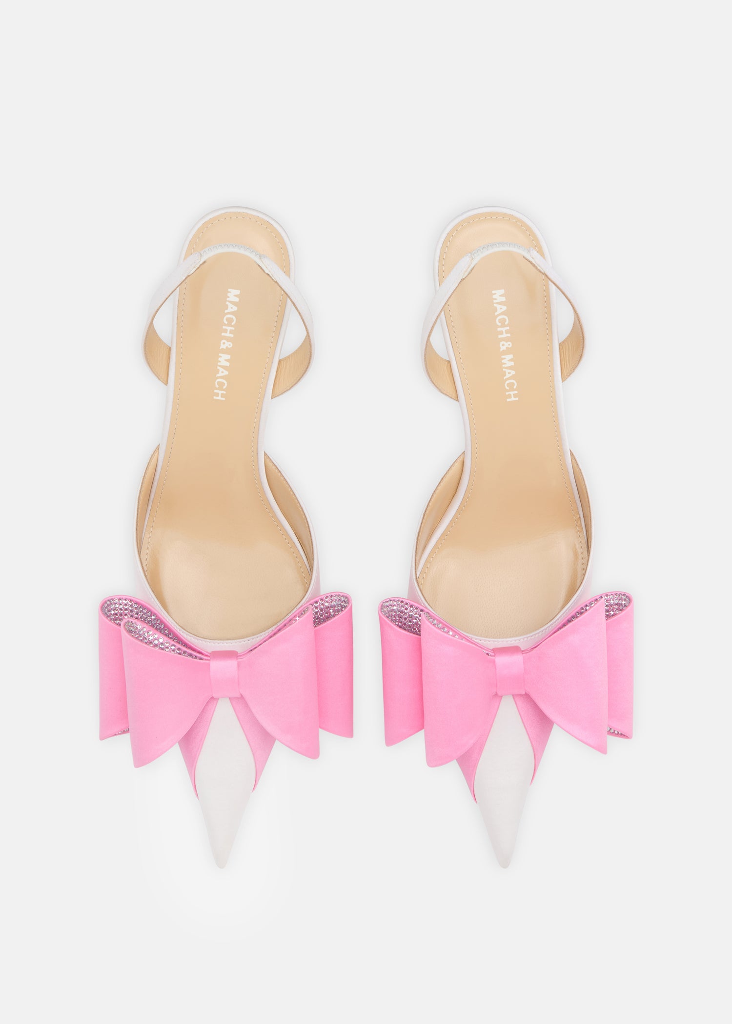 Le Cadeau Satin Slingbacks