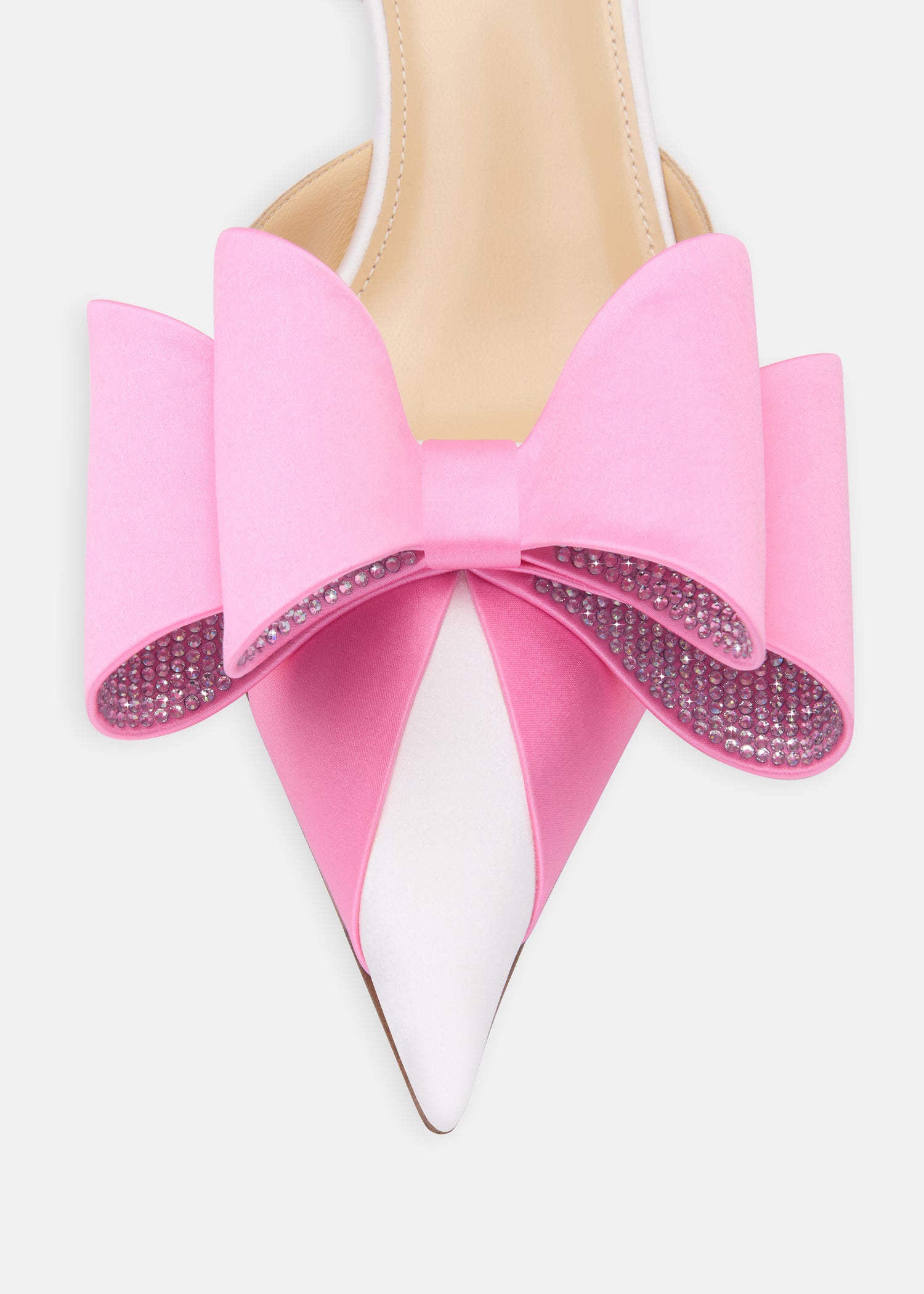 Le Cadeau Satin Slingbacks