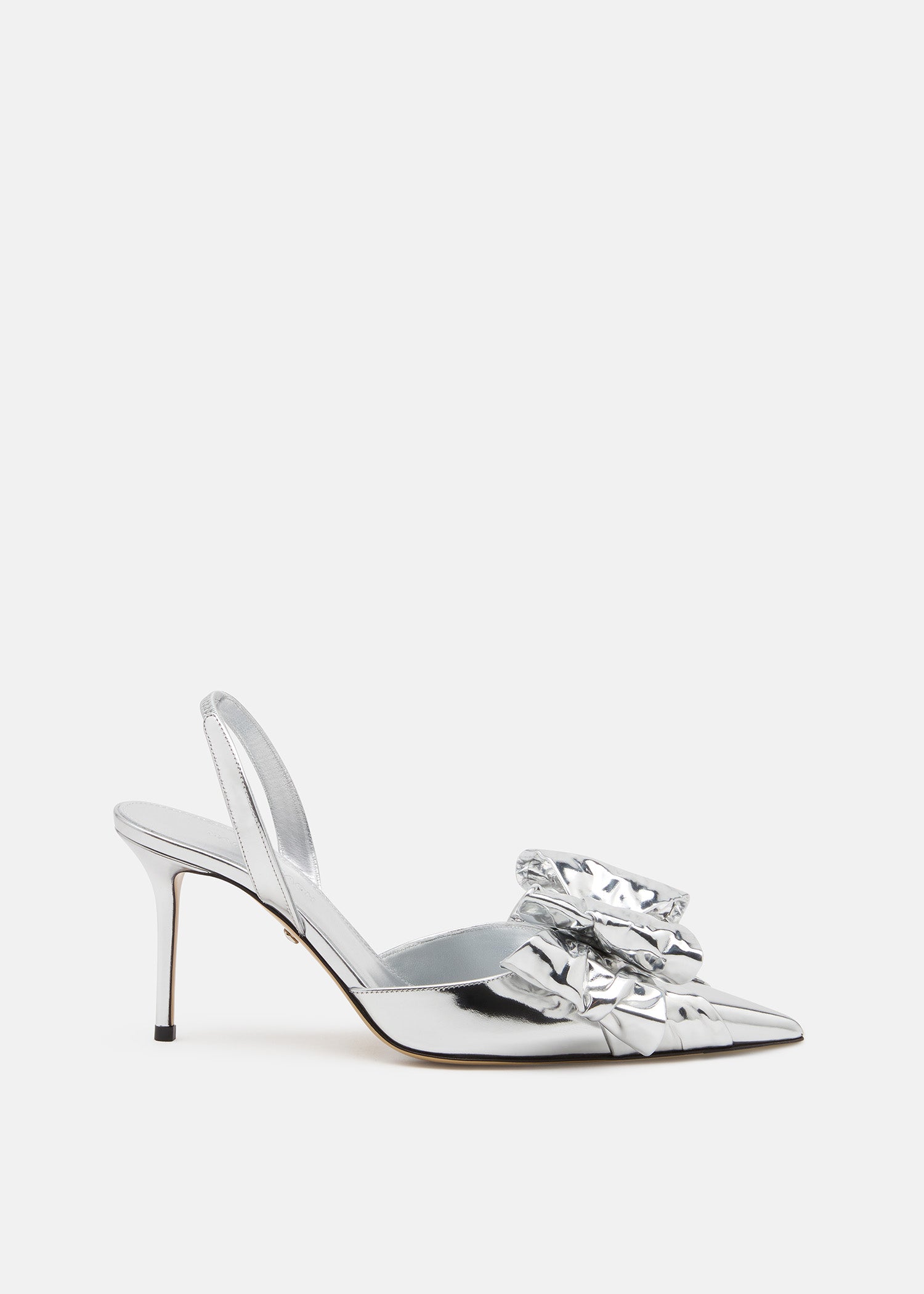 Le Cadeau Wrapped Leather Slingbacks 85mm