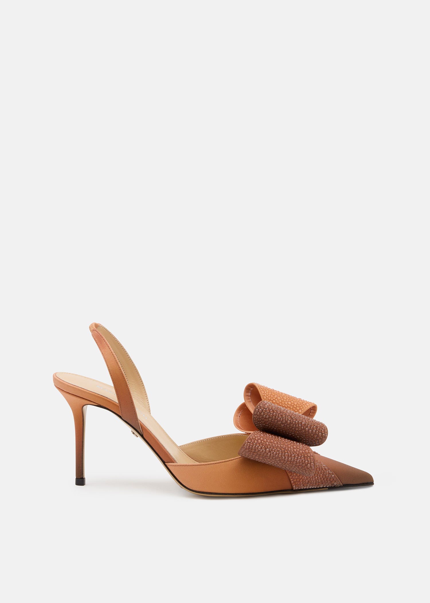 Le Cadeau' Brown Aqua Gradient Slingbacks