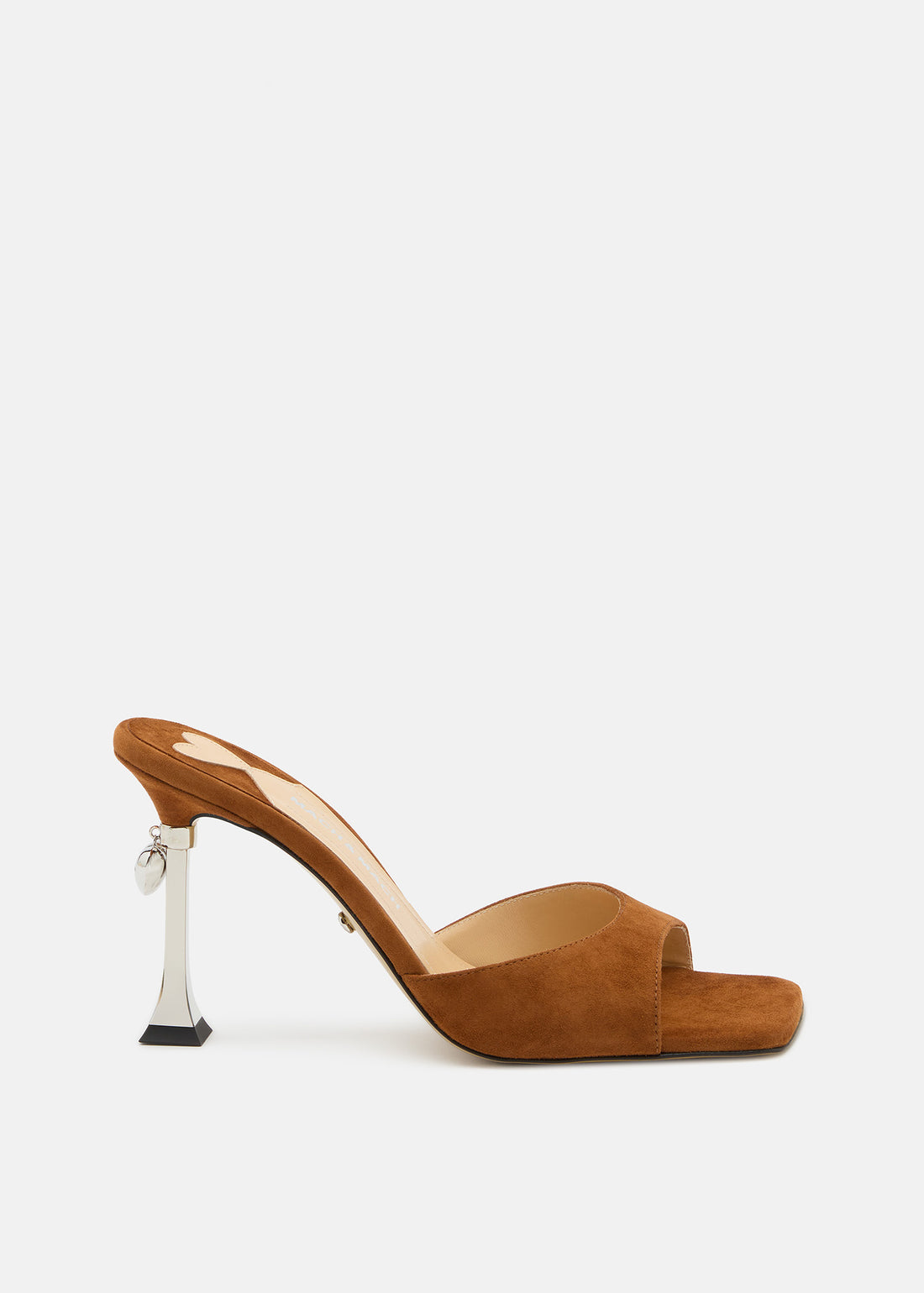 Puffy Heart Ring Square Toe Mules 95mm – MACH & MACH