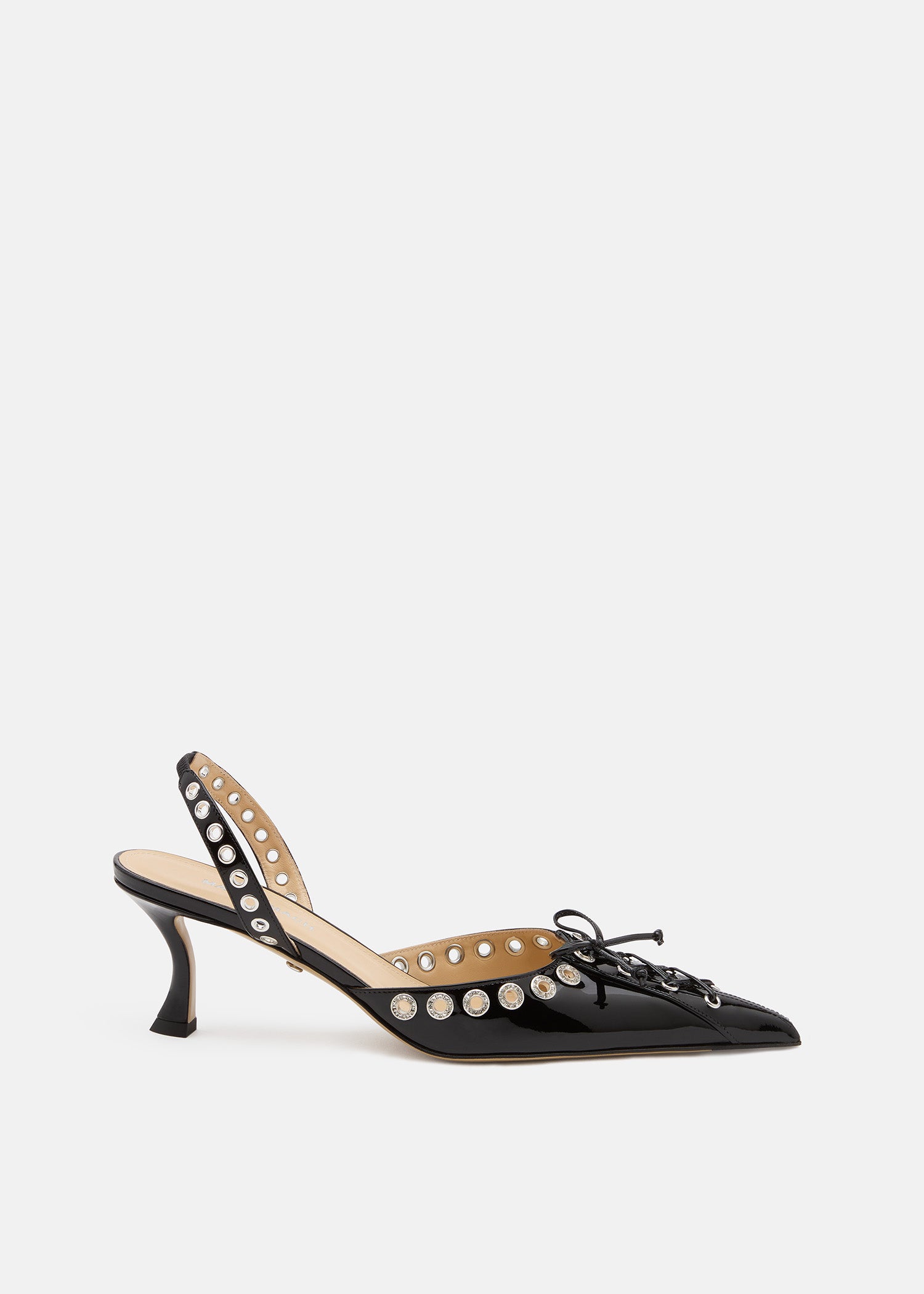 Crystalized Corset Pointed Toe Slingback