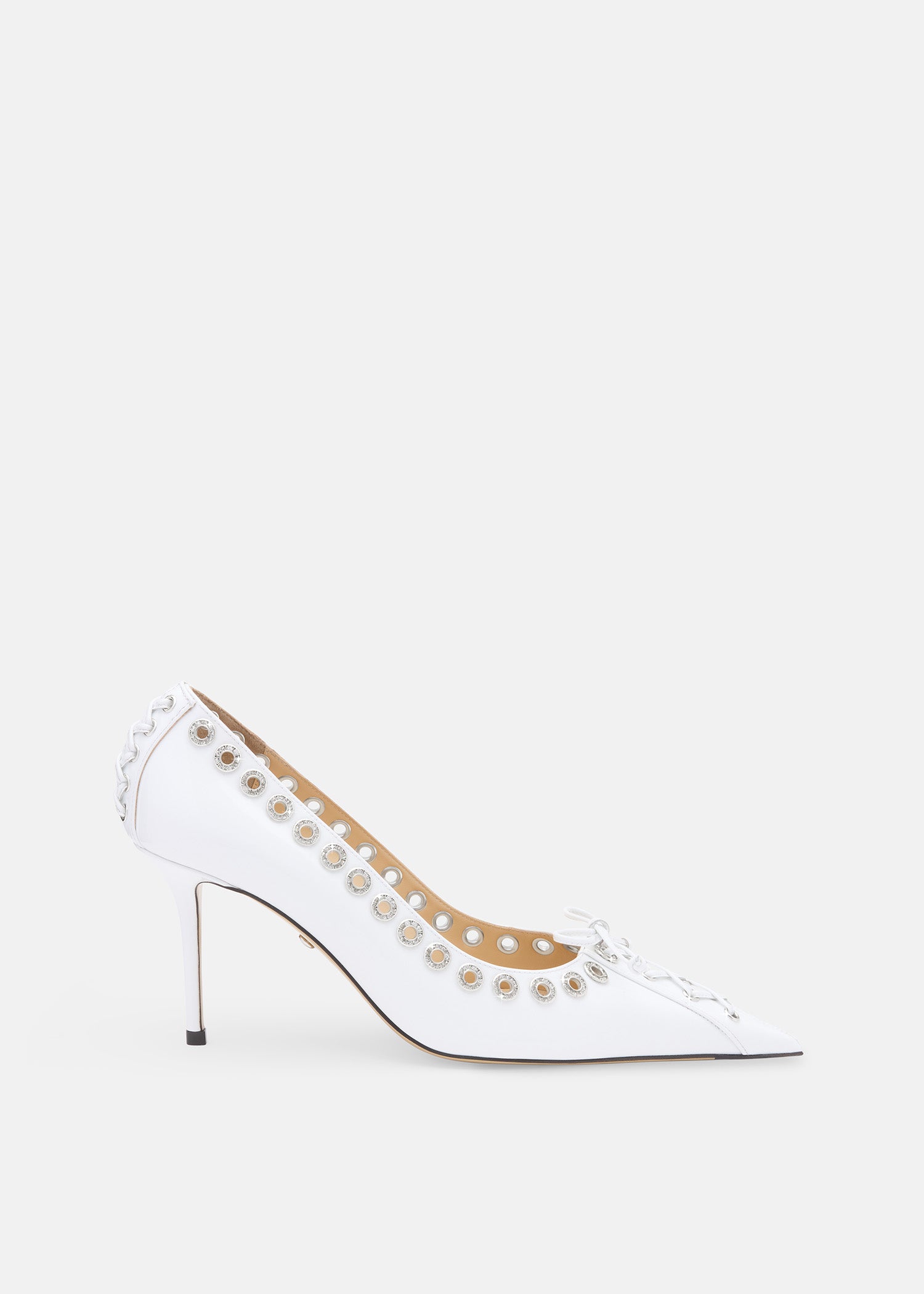 Crystalized Corset Pointed Toe Pumps