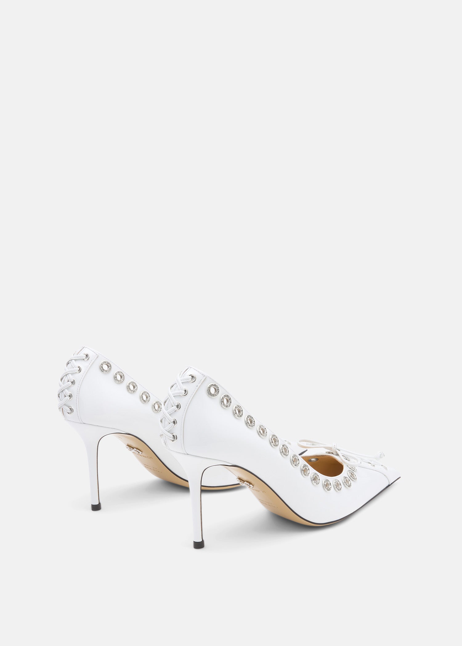 Crystalized Corset Pointed Toe Pumps