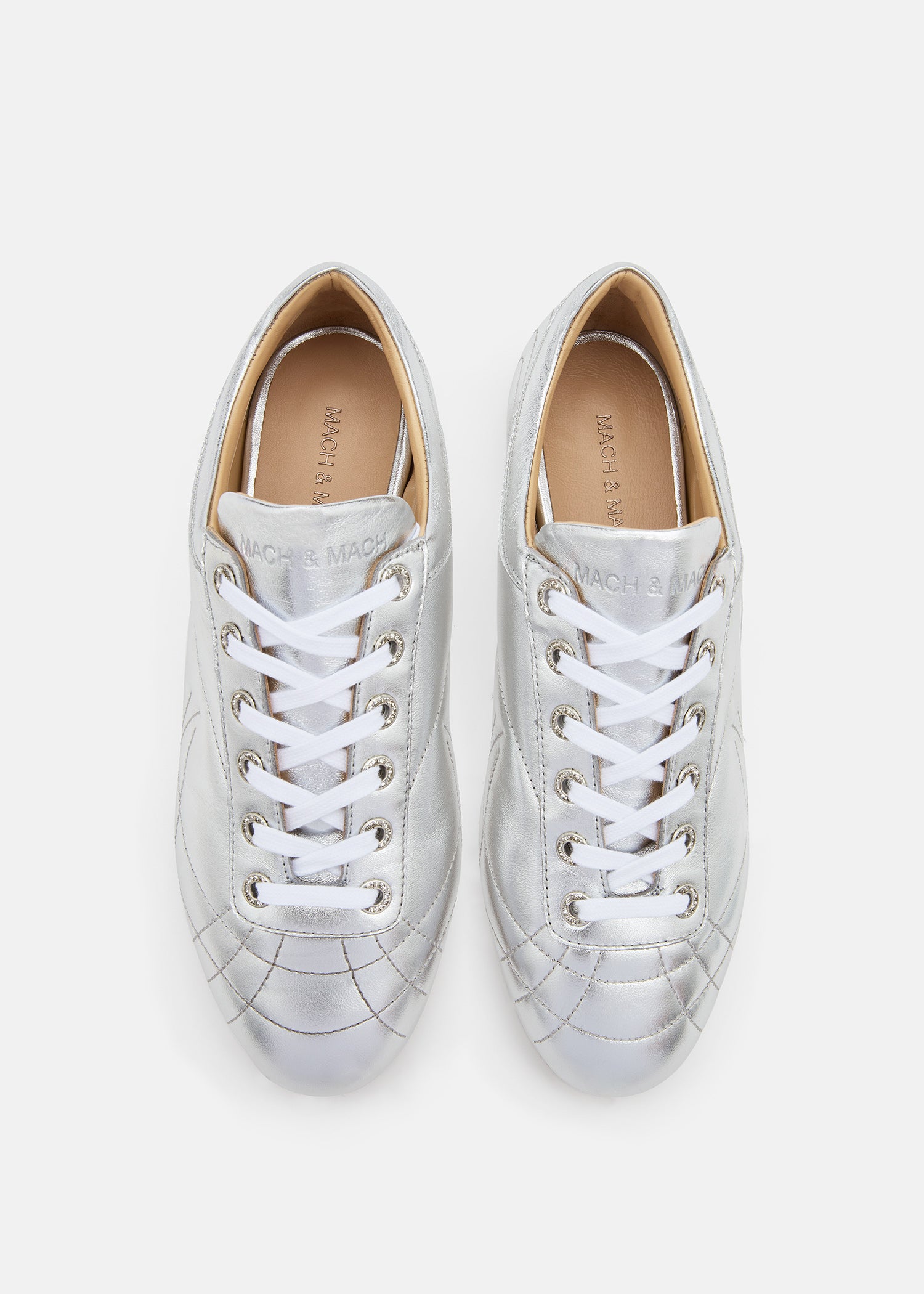 Silver Matelasse Ballet Runner