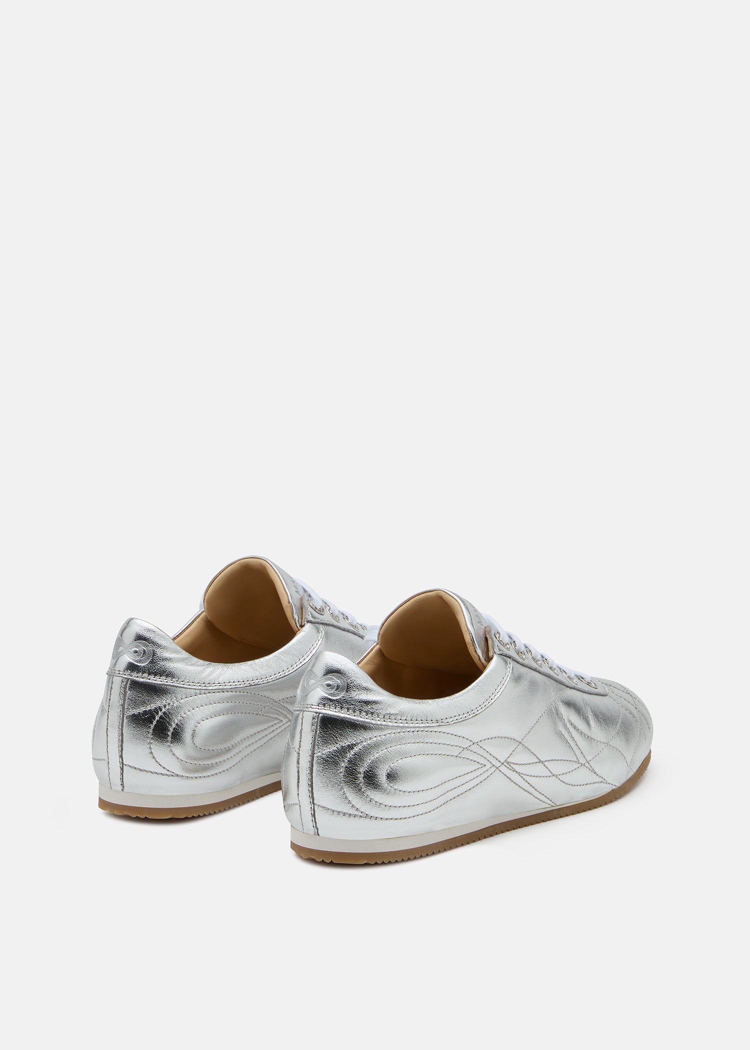 Silver Matelasse Ballet Runner