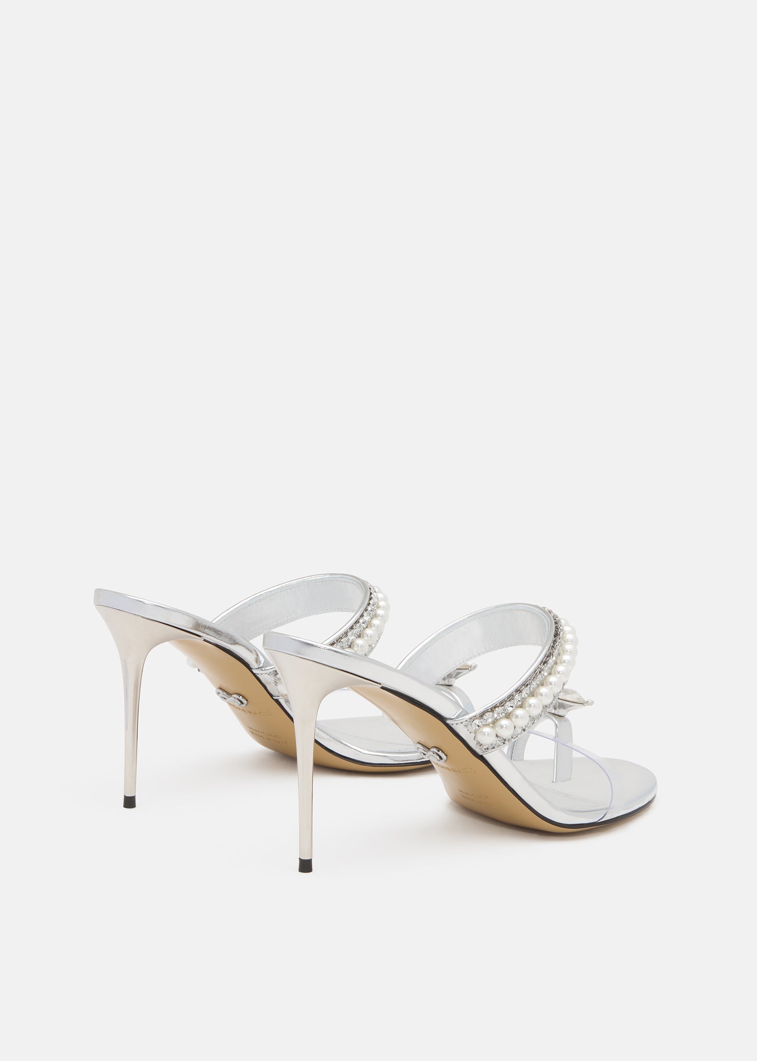 Diamond Of Elizabeth Ring Toe Leather Mules