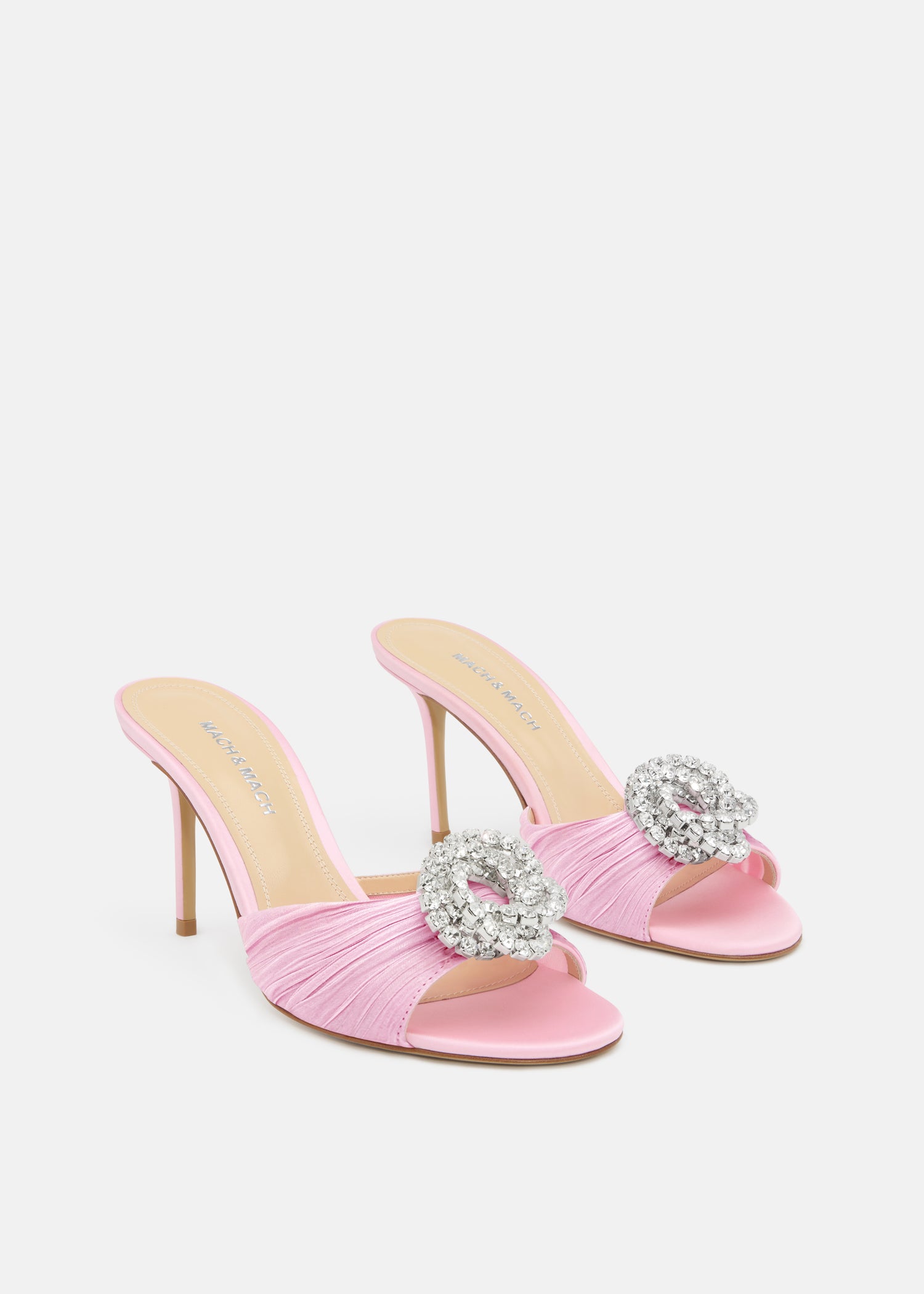 Galaxy Pink Fluid Organza Mule