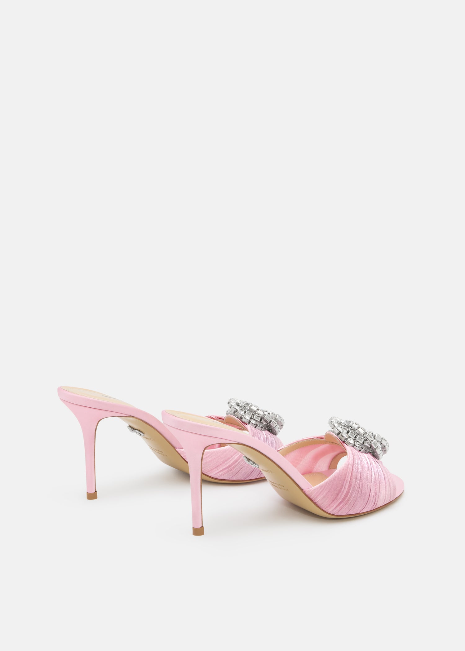 Galaxy Pink Fluid Organza Mule