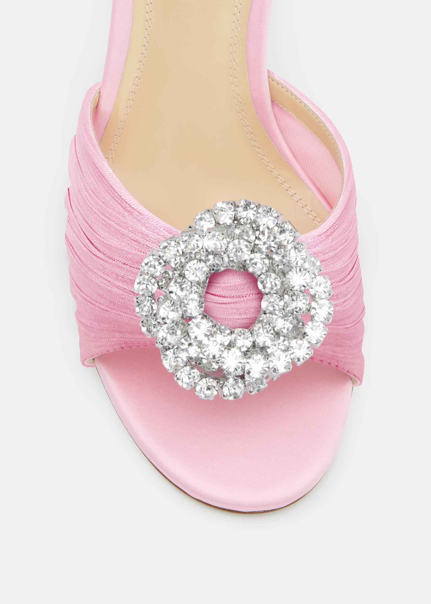 Galaxy Pink Fluid Organza Mule