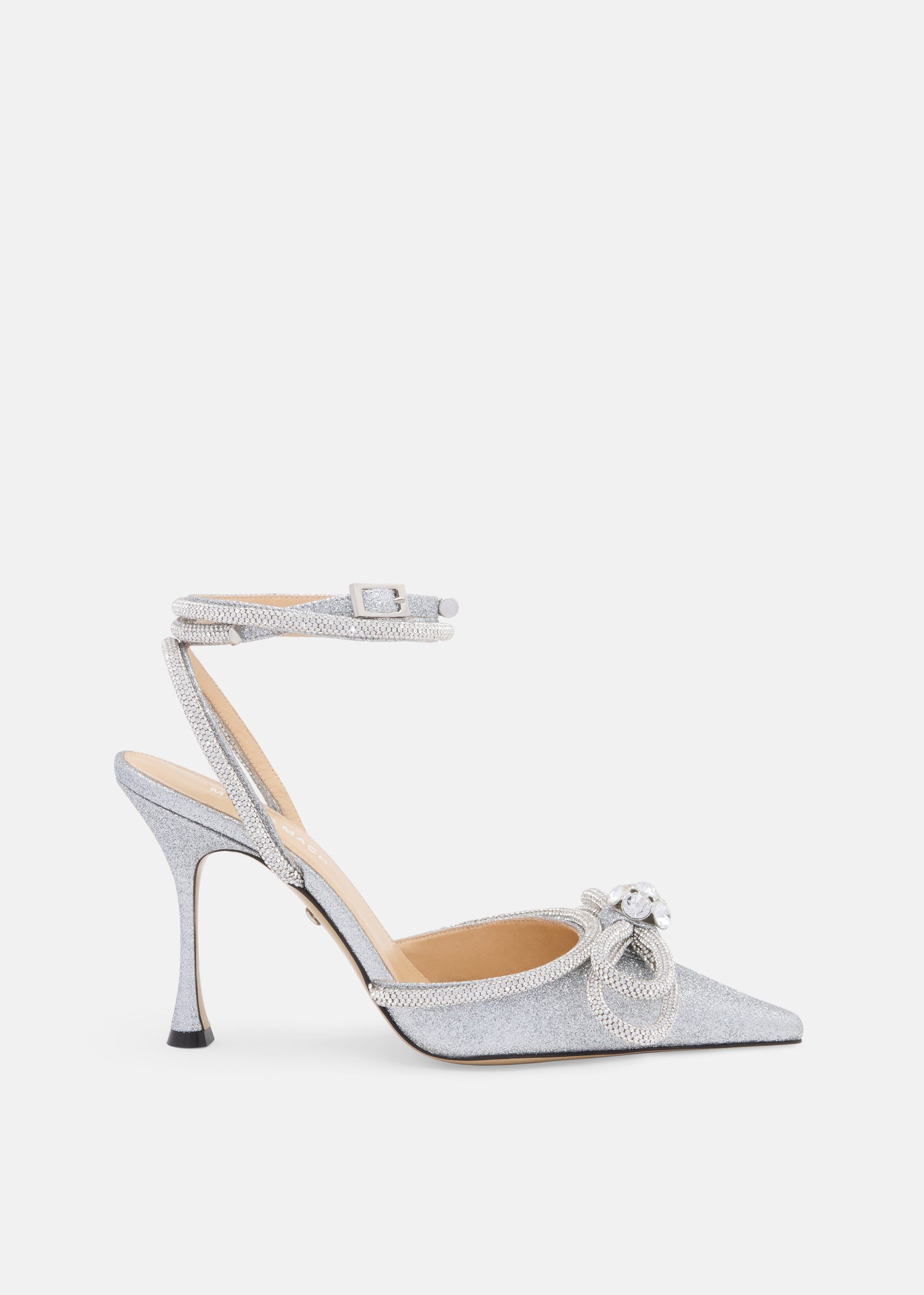 Double Bow Glitter Pumps